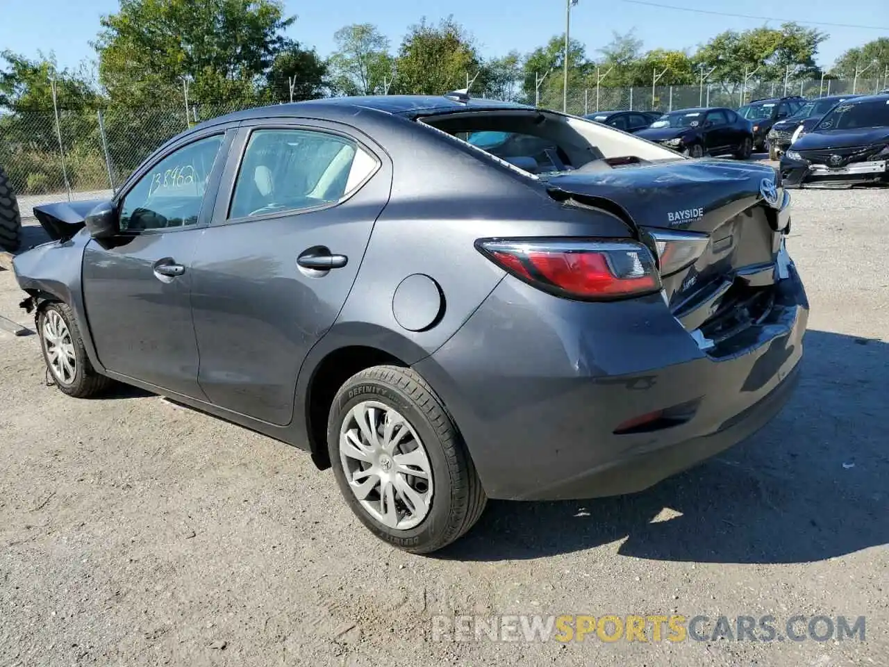 3 Photograph of a damaged car 3MYDLBYV4KY510768 TOYOTA YARIS 2019