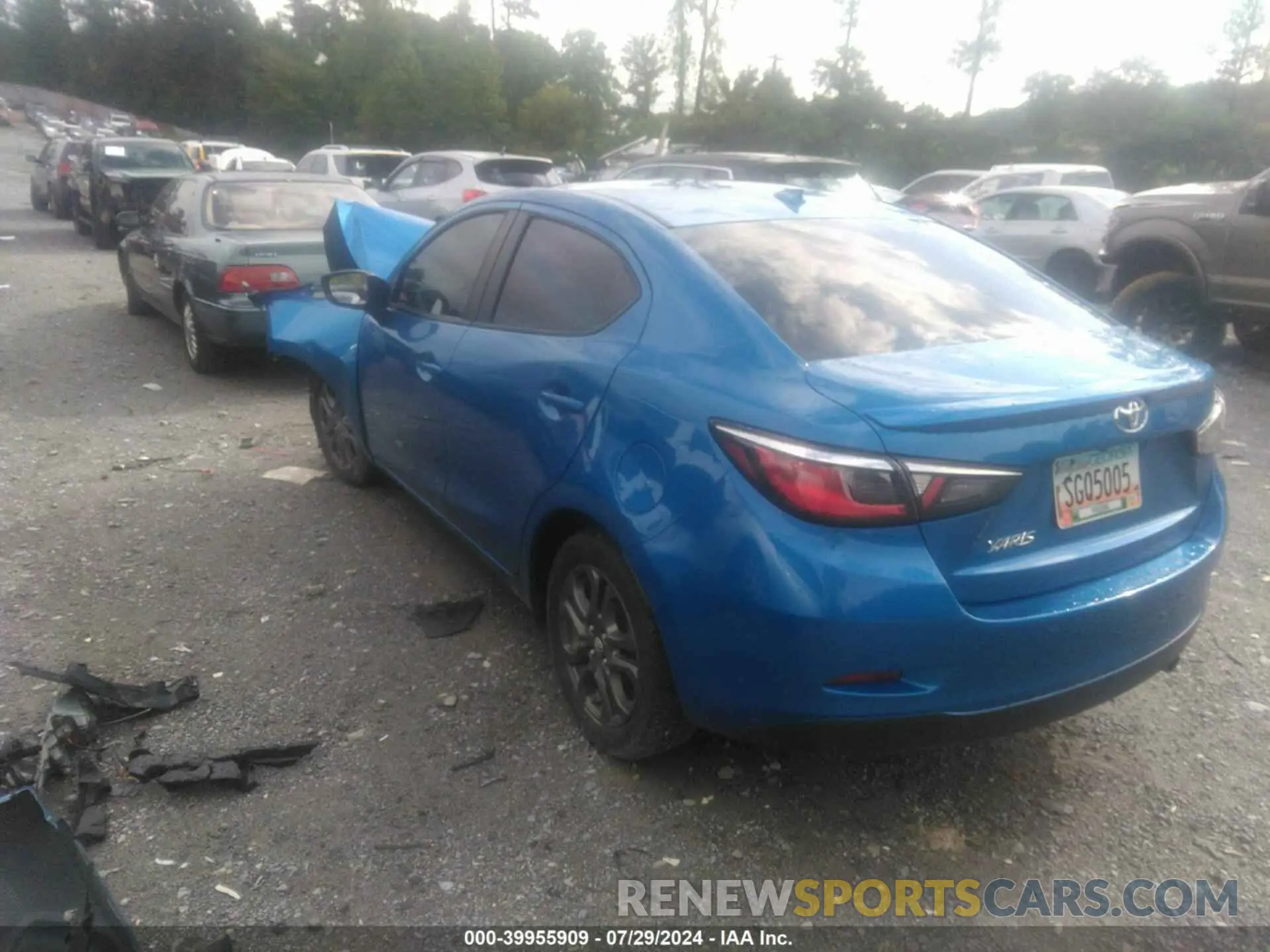 3 Photograph of a damaged car 3MYDLBYV4KY511631 TOYOTA YARIS 2019
