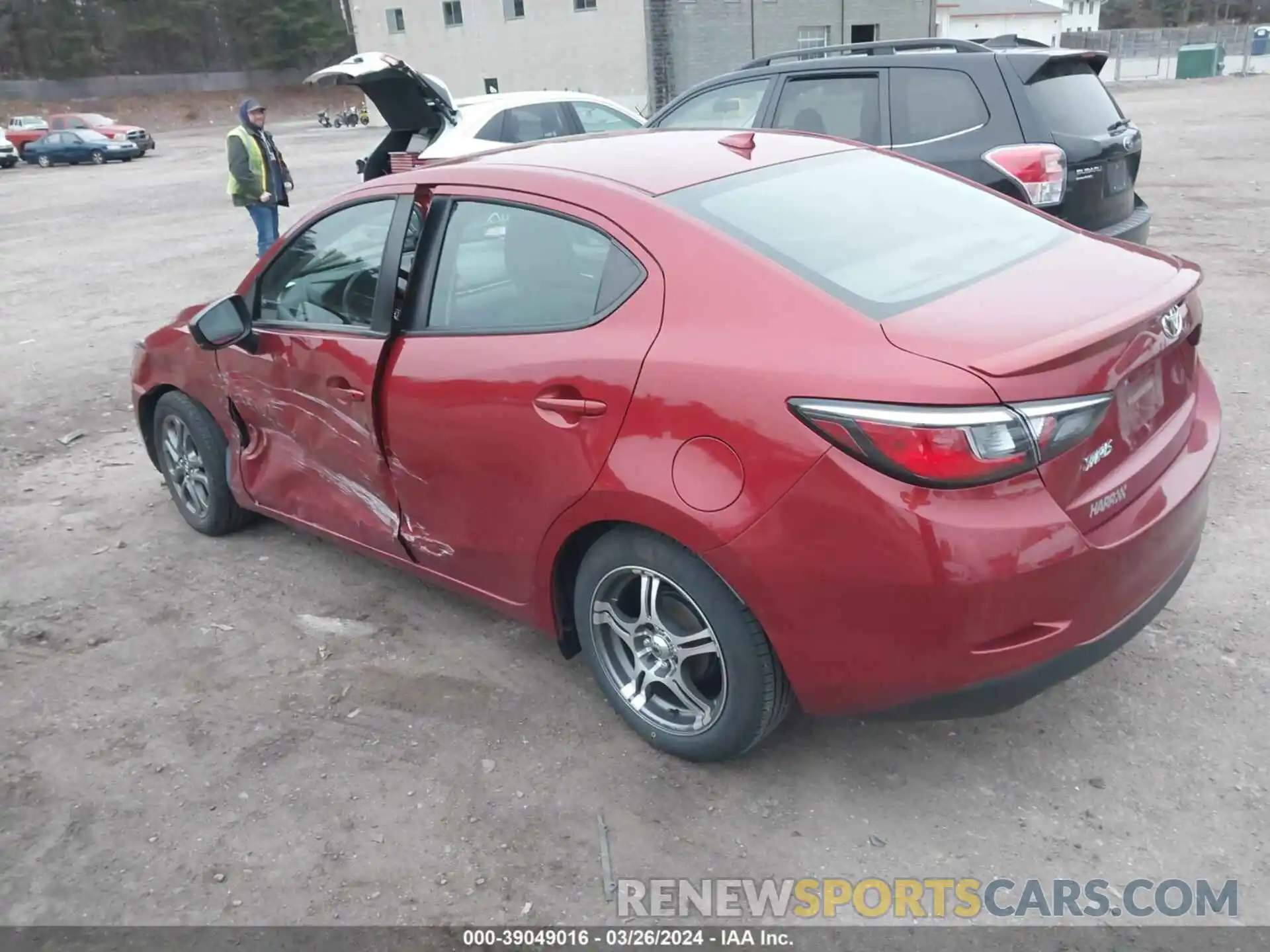 3 Photograph of a damaged car 3MYDLBYV4KY518286 TOYOTA YARIS 2019