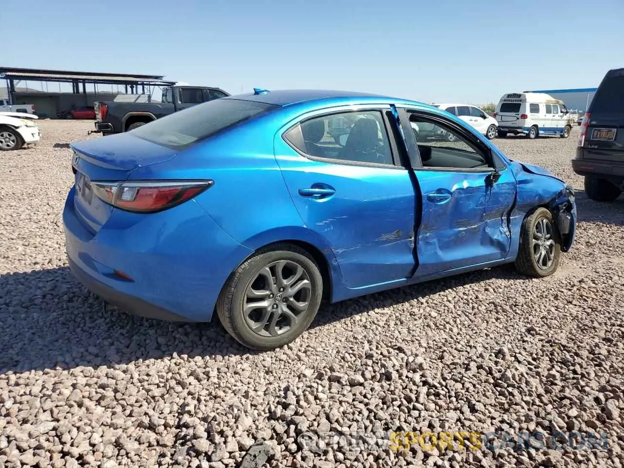 3 Photograph of a damaged car 3MYDLBYV4KY521740 TOYOTA YARIS 2019