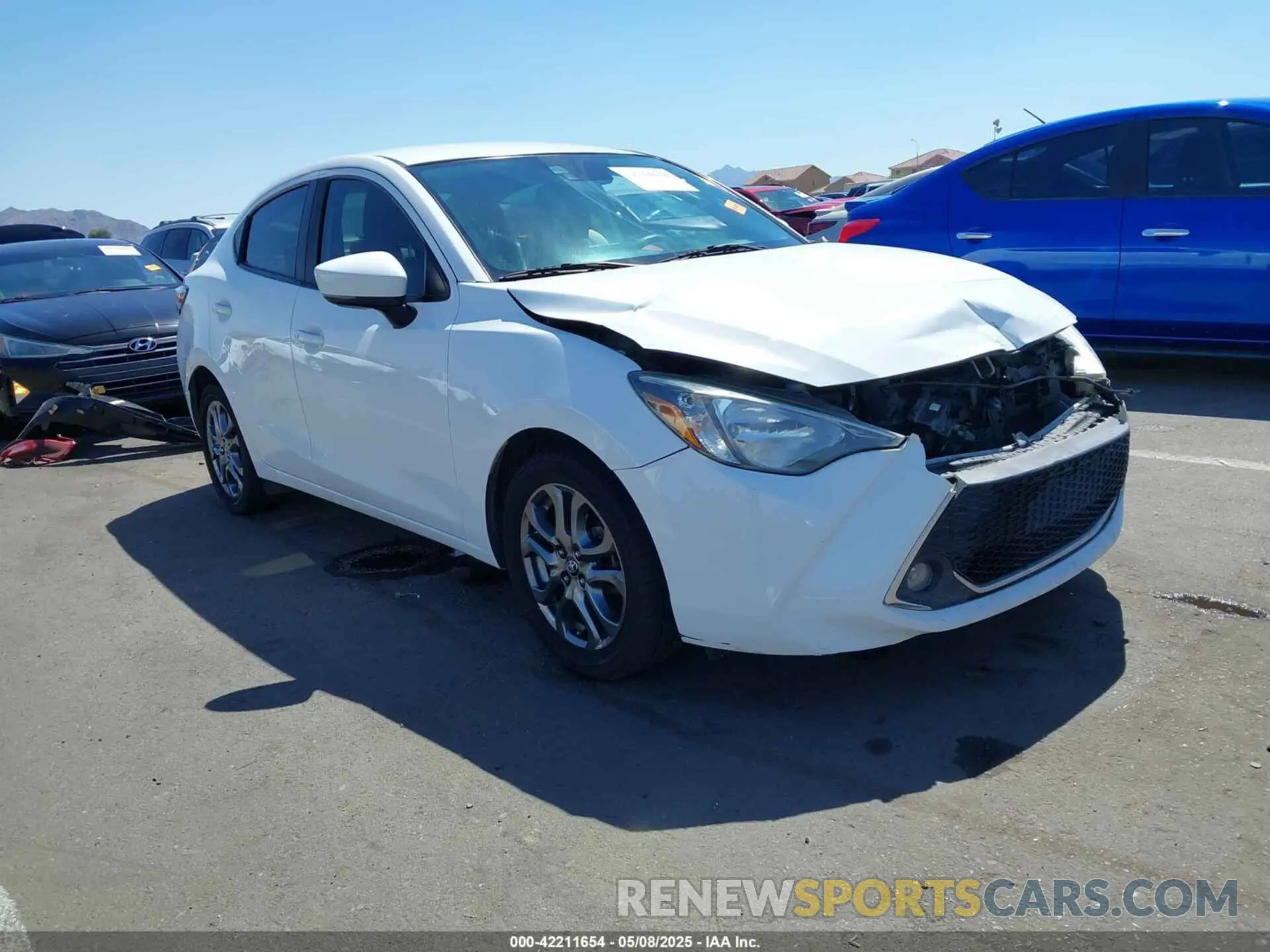 1 Photograph of a damaged car 3MYDLBYV4KY523780 TOYOTA YARIS 2019