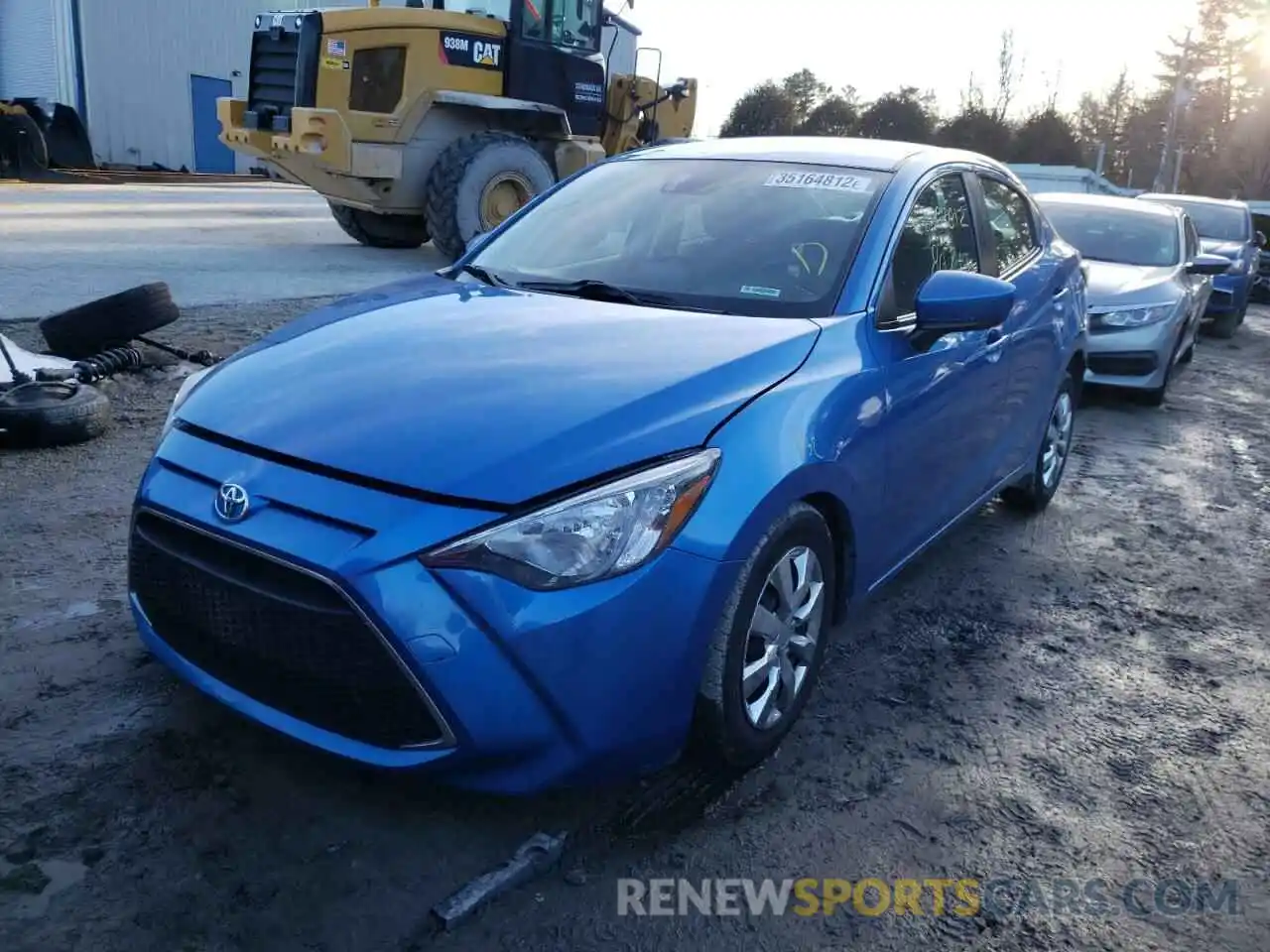 2 Photograph of a damaged car 3MYDLBYV4KY524038 TOYOTA YARIS 2019