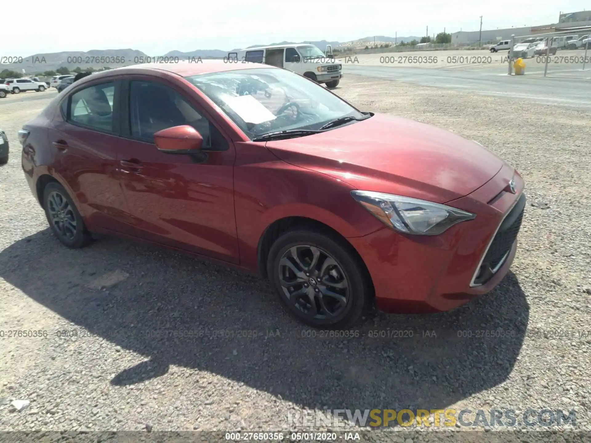 1 Photograph of a damaged car 3MYDLBYV4KY525724 TOYOTA YARIS 2019