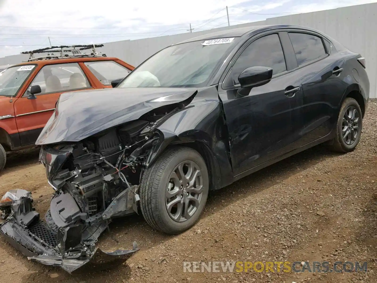 2 Photograph of a damaged car 3MYDLBYV5KY501786 TOYOTA YARIS 2019