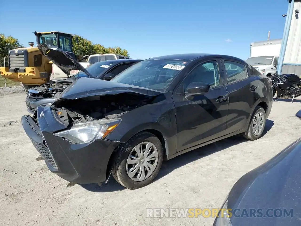 1 Photograph of a damaged car 3MYDLBYV5KY501951 TOYOTA YARIS 2019