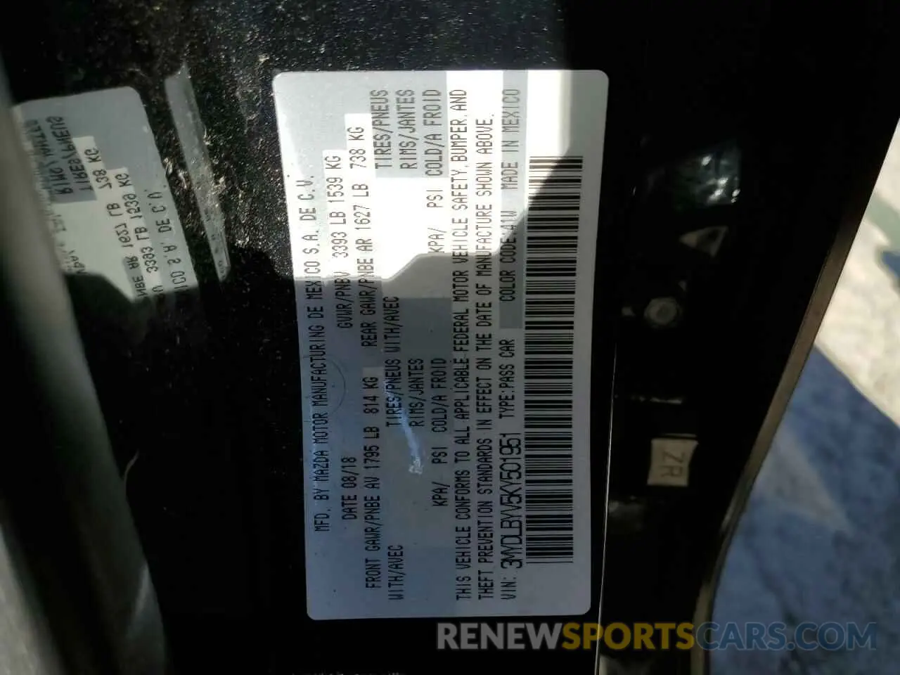 12 Photograph of a damaged car 3MYDLBYV5KY501951 TOYOTA YARIS 2019