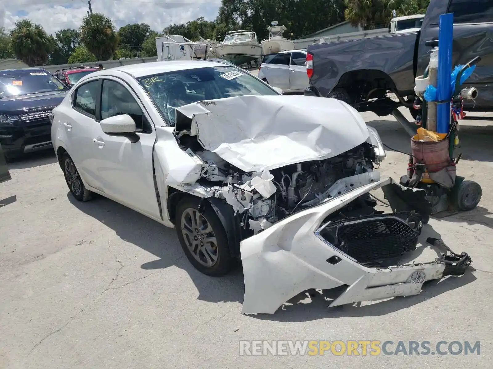 1 Photograph of a damaged car 3MYDLBYV5KY509497 TOYOTA YARIS 2019