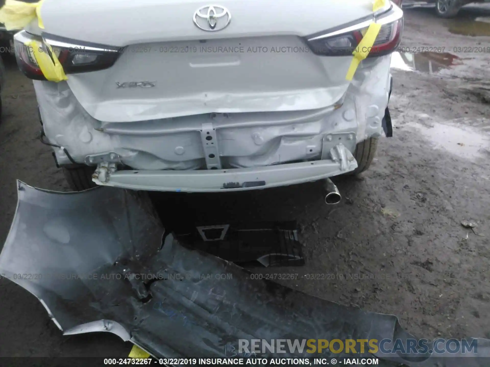 6 Photograph of a damaged car 3MYDLBYV5KY509967 TOYOTA YARIS 2019