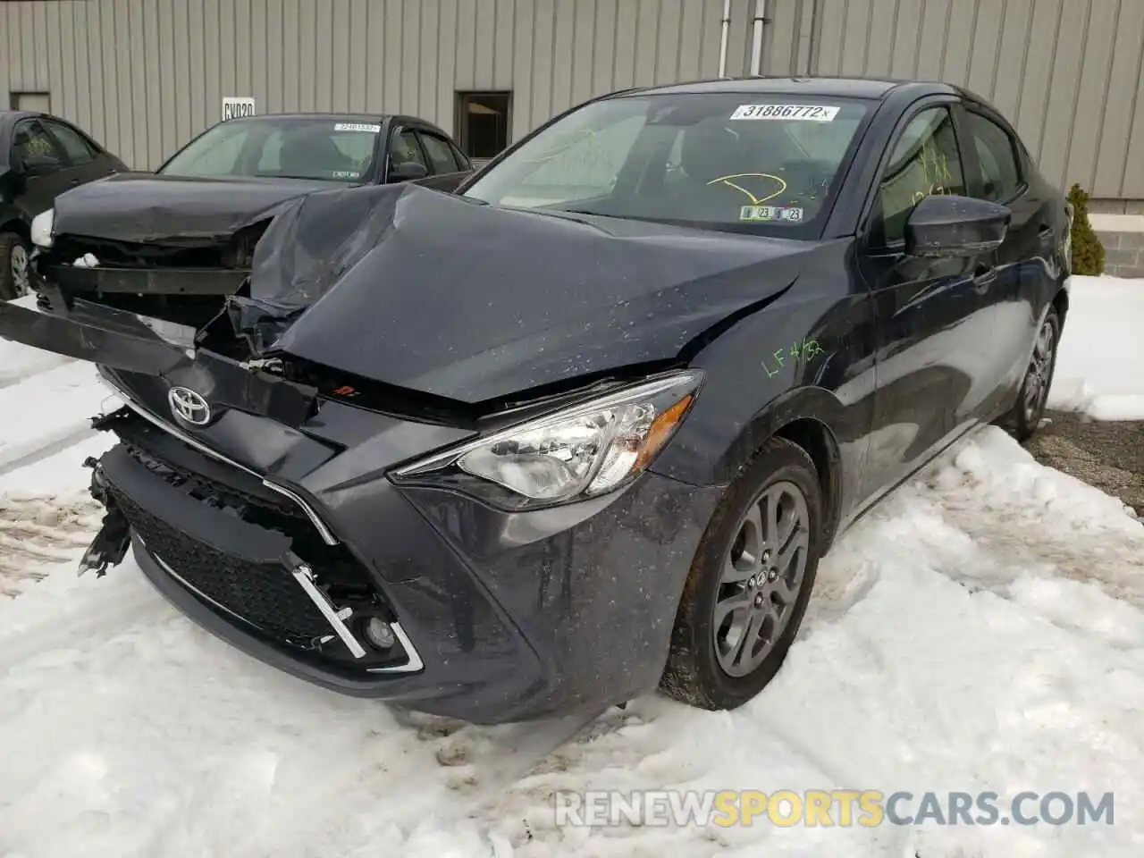 2 Photograph of a damaged car 3MYDLBYV5KY511430 TOYOTA YARIS 2019