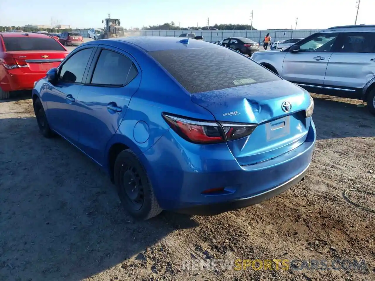 3 Photograph of a damaged car 3MYDLBYV5KY511640 TOYOTA YARIS 2019