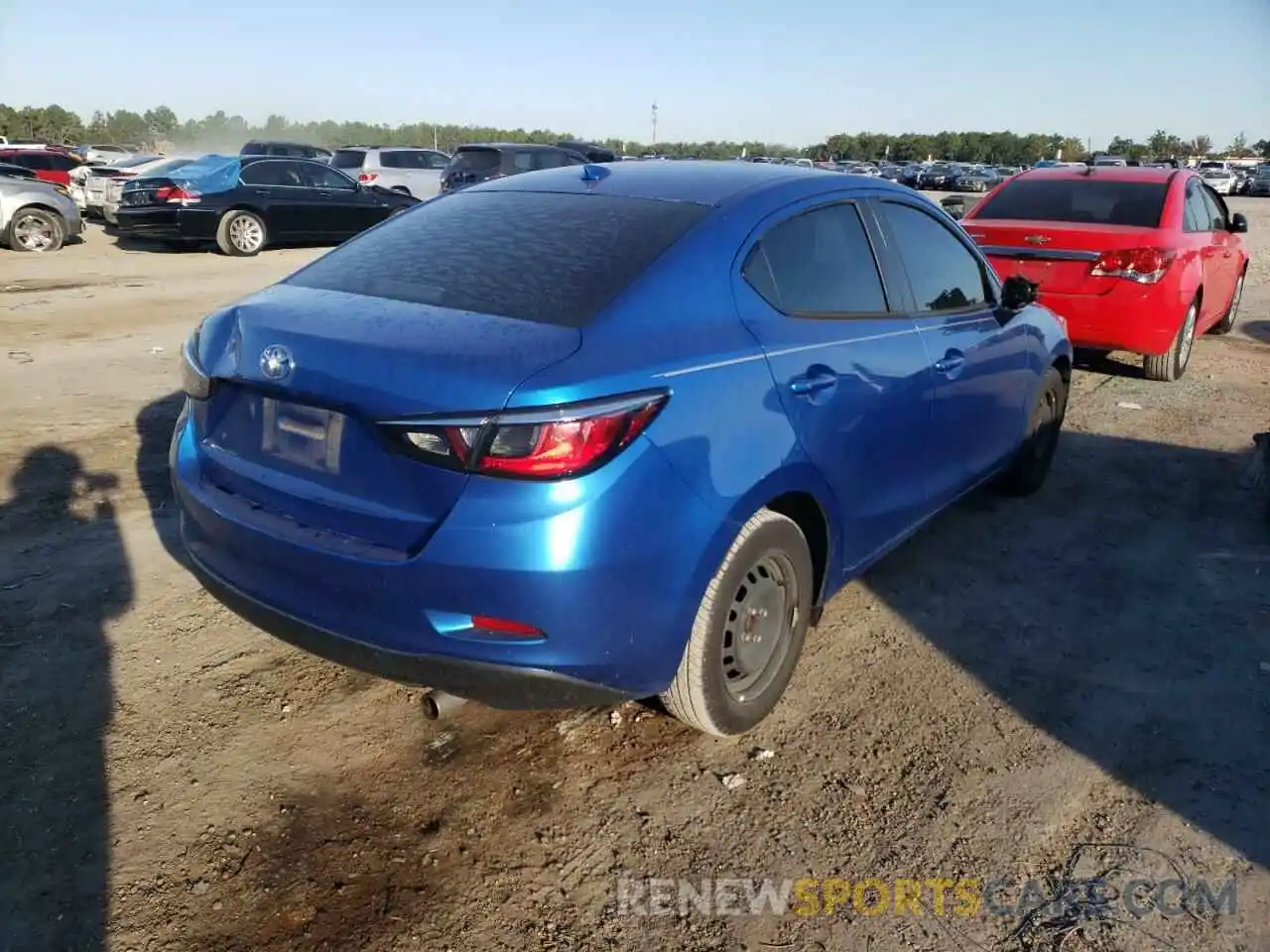 4 Photograph of a damaged car 3MYDLBYV5KY511640 TOYOTA YARIS 2019