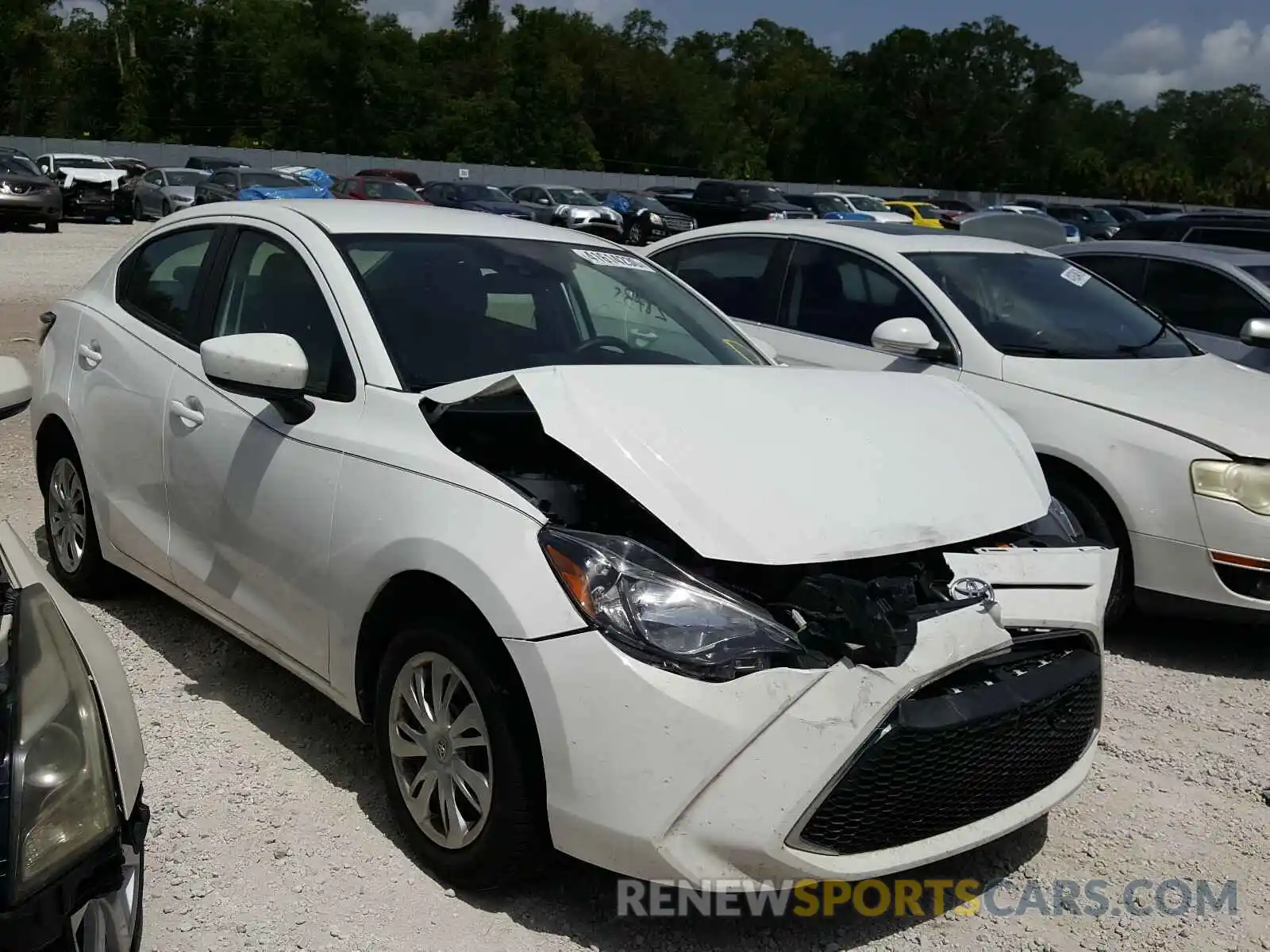 1 Photograph of a damaged car 3MYDLBYV5KY515073 TOYOTA YARIS 2019