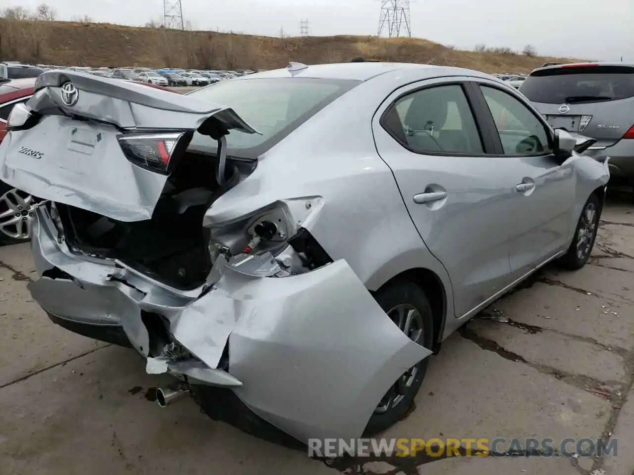 4 Photograph of a damaged car 3MYDLBYV5KY515123 TOYOTA YARIS 2019