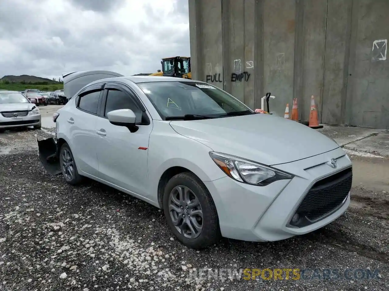 1 Photograph of a damaged car 3MYDLBYV5KY516238 TOYOTA YARIS 2019