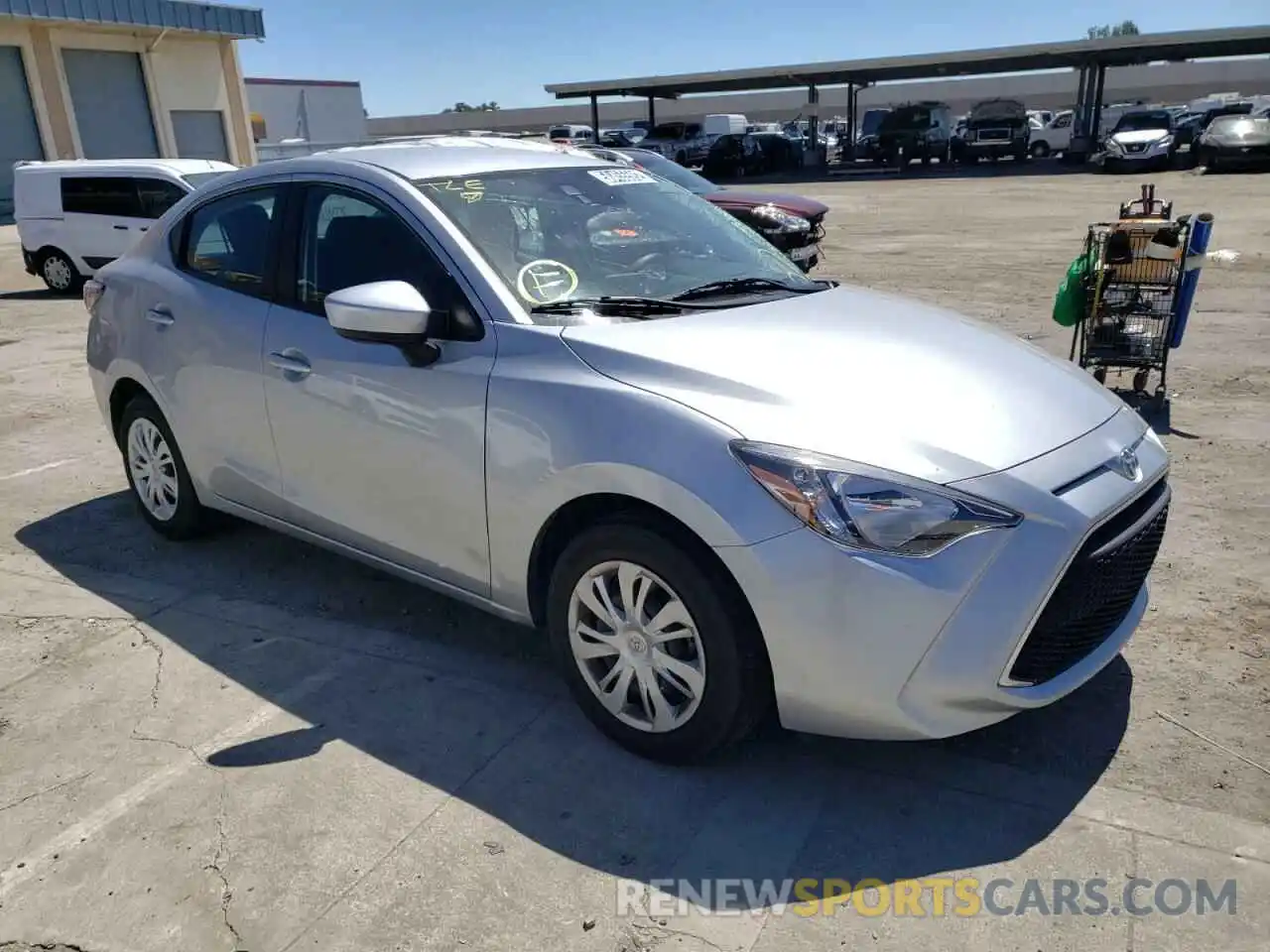 1 Photograph of a damaged car 3MYDLBYV5KY517521 TOYOTA YARIS 2019