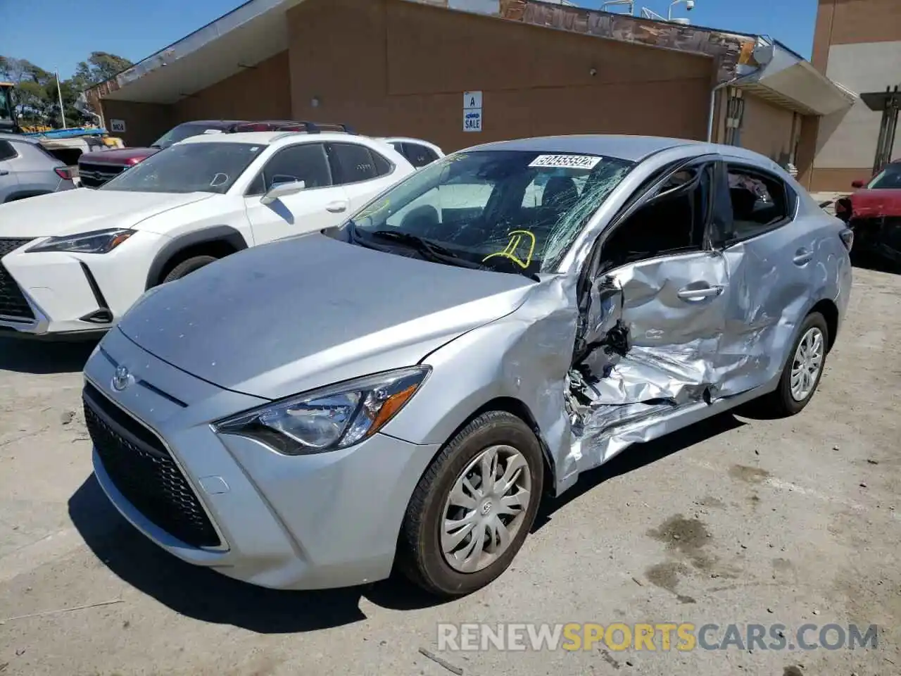 2 Photograph of a damaged car 3MYDLBYV5KY517521 TOYOTA YARIS 2019