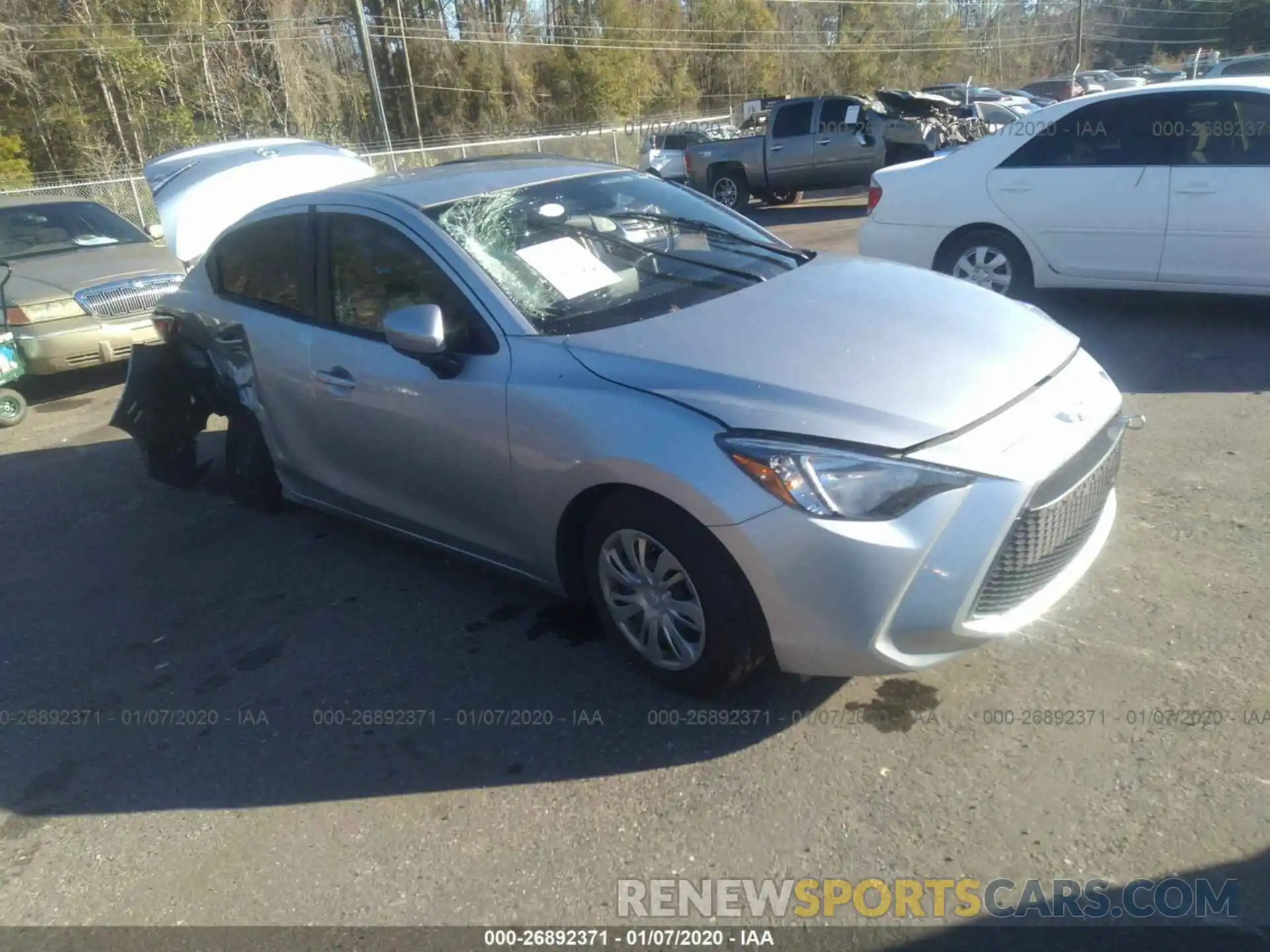 1 Photograph of a damaged car 3MYDLBYV5KY520449 TOYOTA YARIS 2019