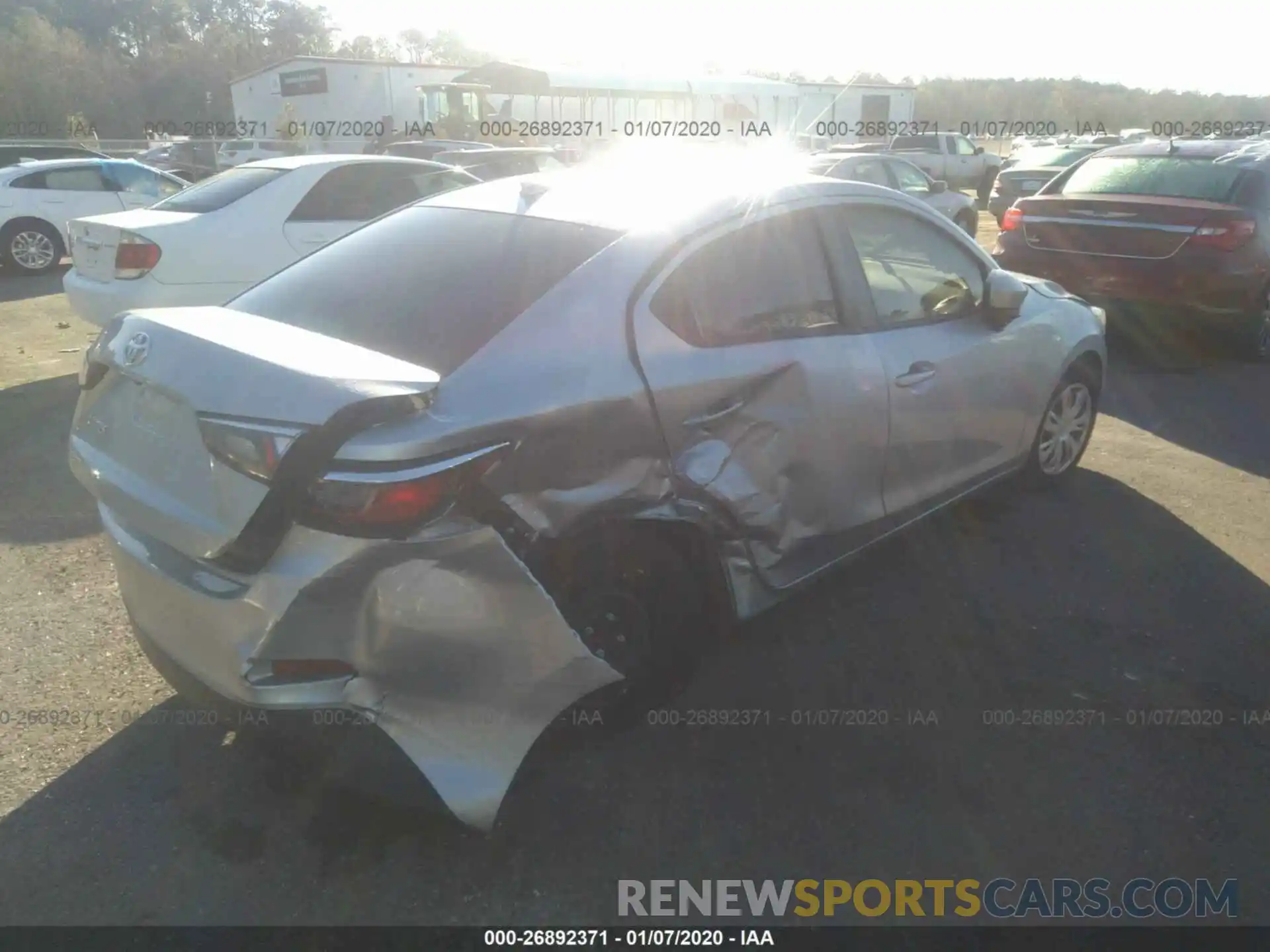 4 Photograph of a damaged car 3MYDLBYV5KY520449 TOYOTA YARIS 2019