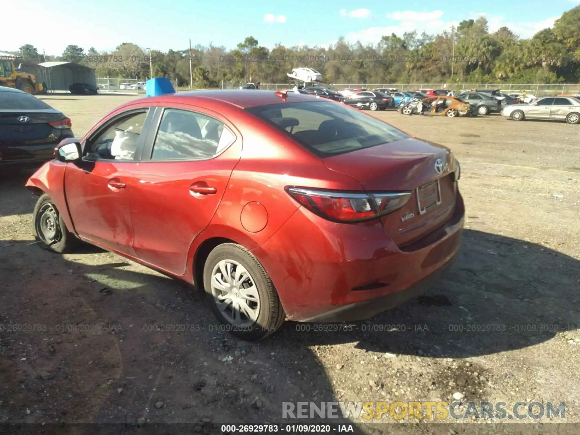 3 Photograph of a damaged car 3MYDLBYV6KY504017 TOYOTA YARIS 2019