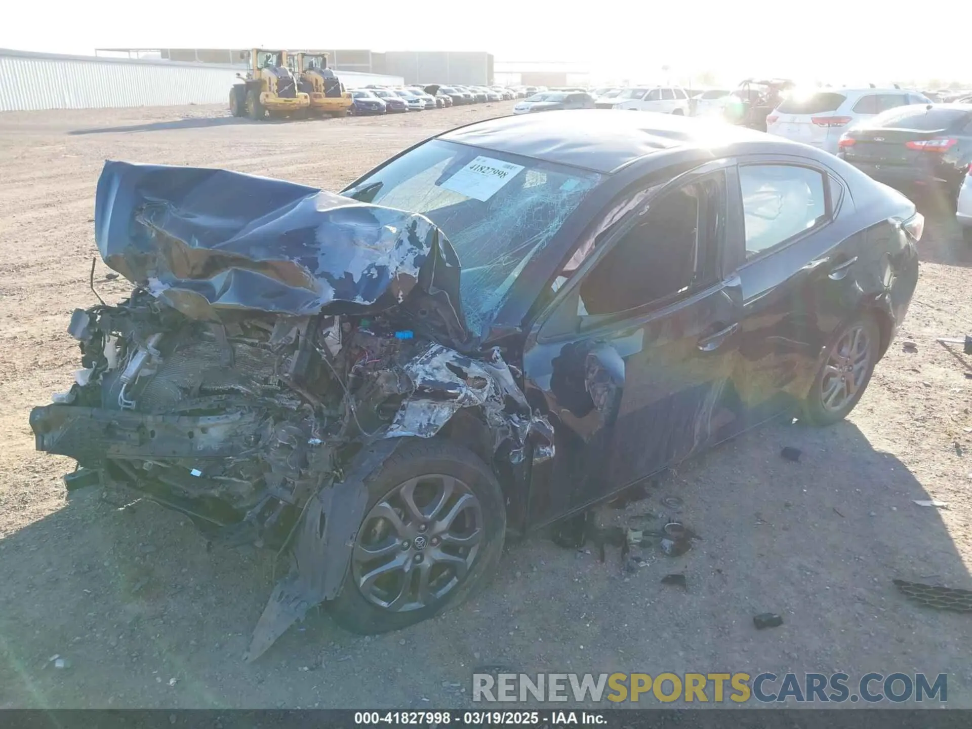 2 Photograph of a damaged car 3MYDLBYV6KY507094 TOYOTA YARIS 2019