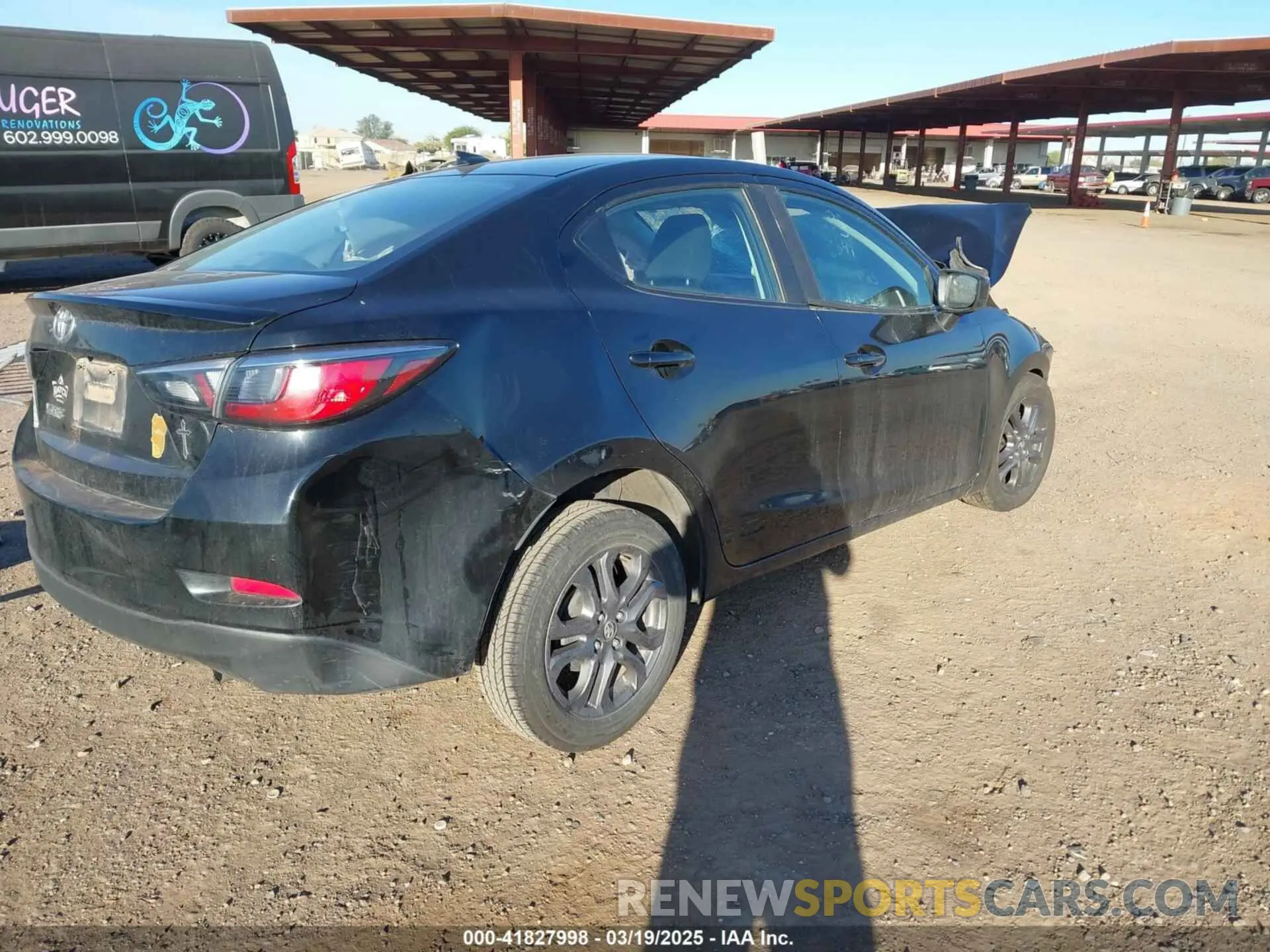 4 Photograph of a damaged car 3MYDLBYV6KY507094 TOYOTA YARIS 2019