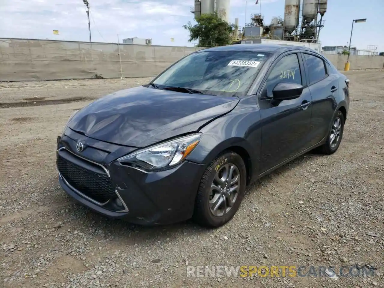 2 Photograph of a damaged car 3MYDLBYV6KY514031 TOYOTA YARIS 2019