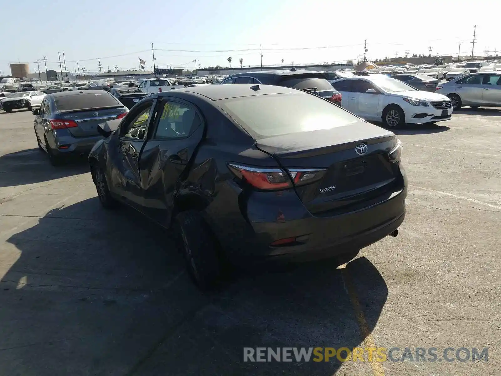 3 Photograph of a damaged car 3MYDLBYV6KY514255 TOYOTA YARIS 2019