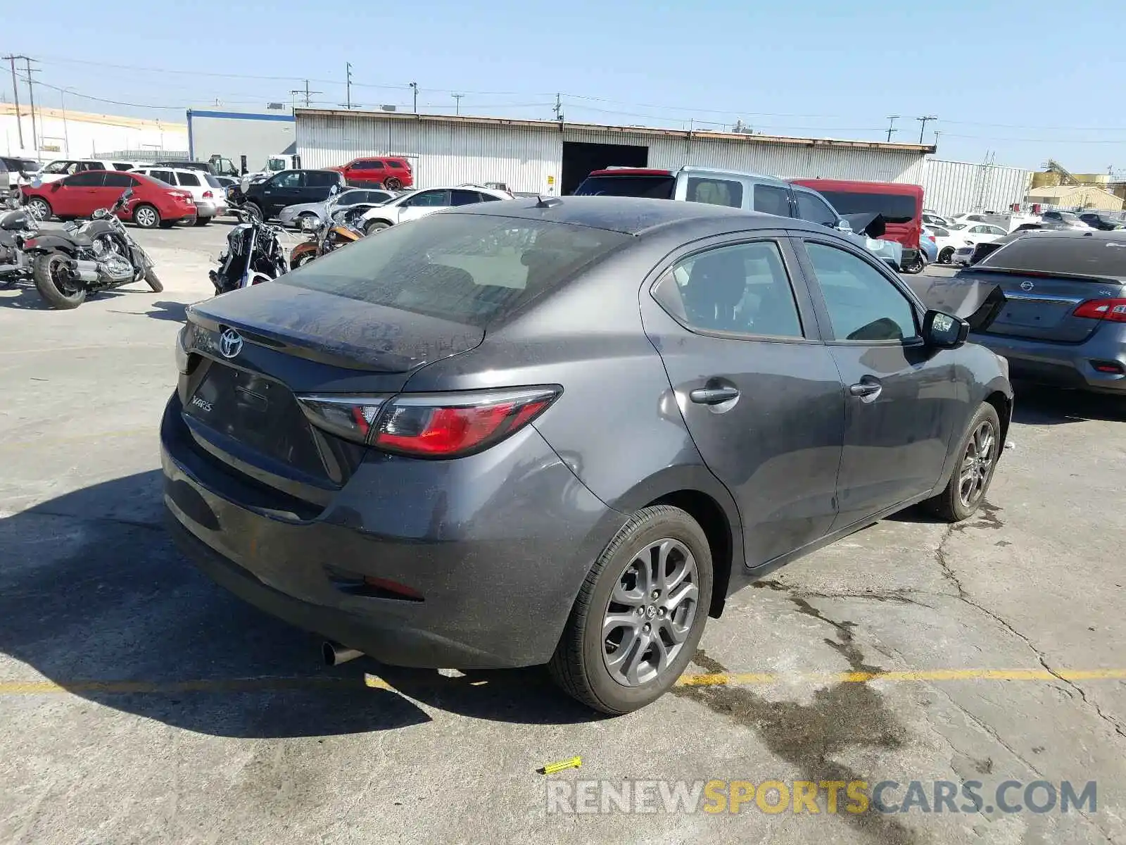 4 Photograph of a damaged car 3MYDLBYV6KY514255 TOYOTA YARIS 2019