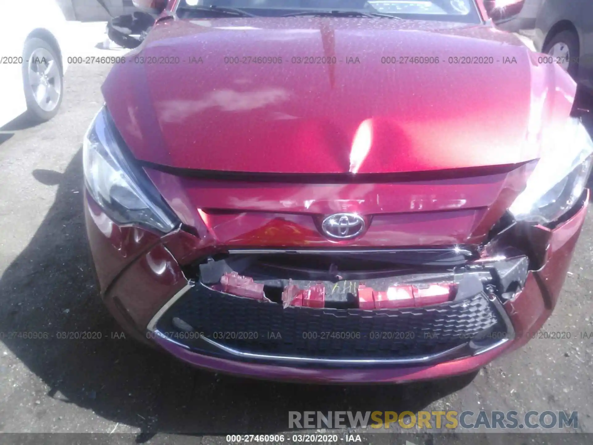 6 Photograph of a damaged car 3MYDLBYV6KY524784 TOYOTA YARIS 2019