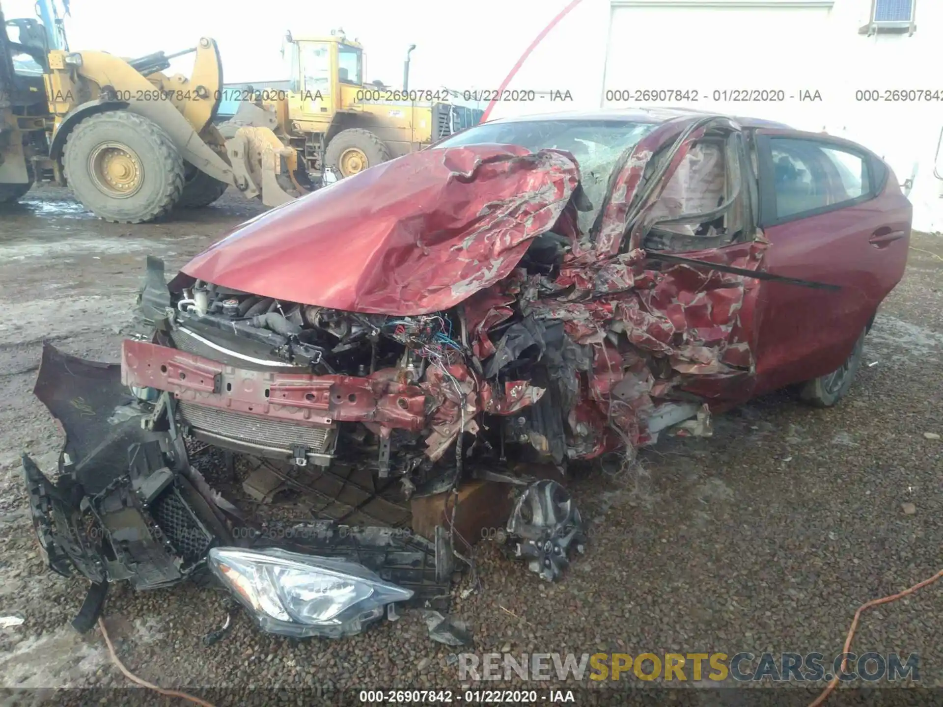 2 Photograph of a damaged car 3MYDLBYV7KY507783 TOYOTA YARIS 2019