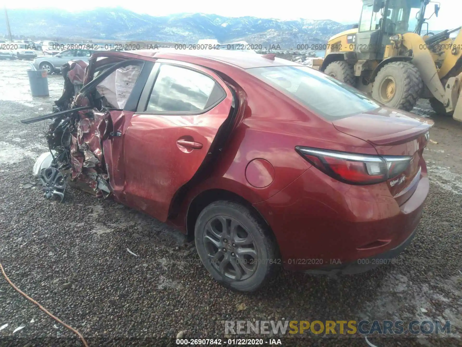 3 Photograph of a damaged car 3MYDLBYV7KY507783 TOYOTA YARIS 2019