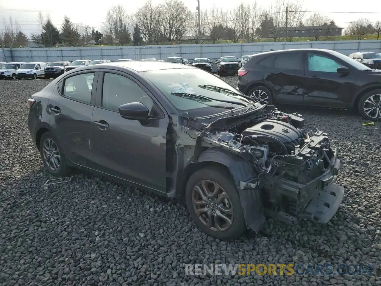 4 Photograph of a damaged car 3MYDLBYV7KY508058 TOYOTA YARIS 2019