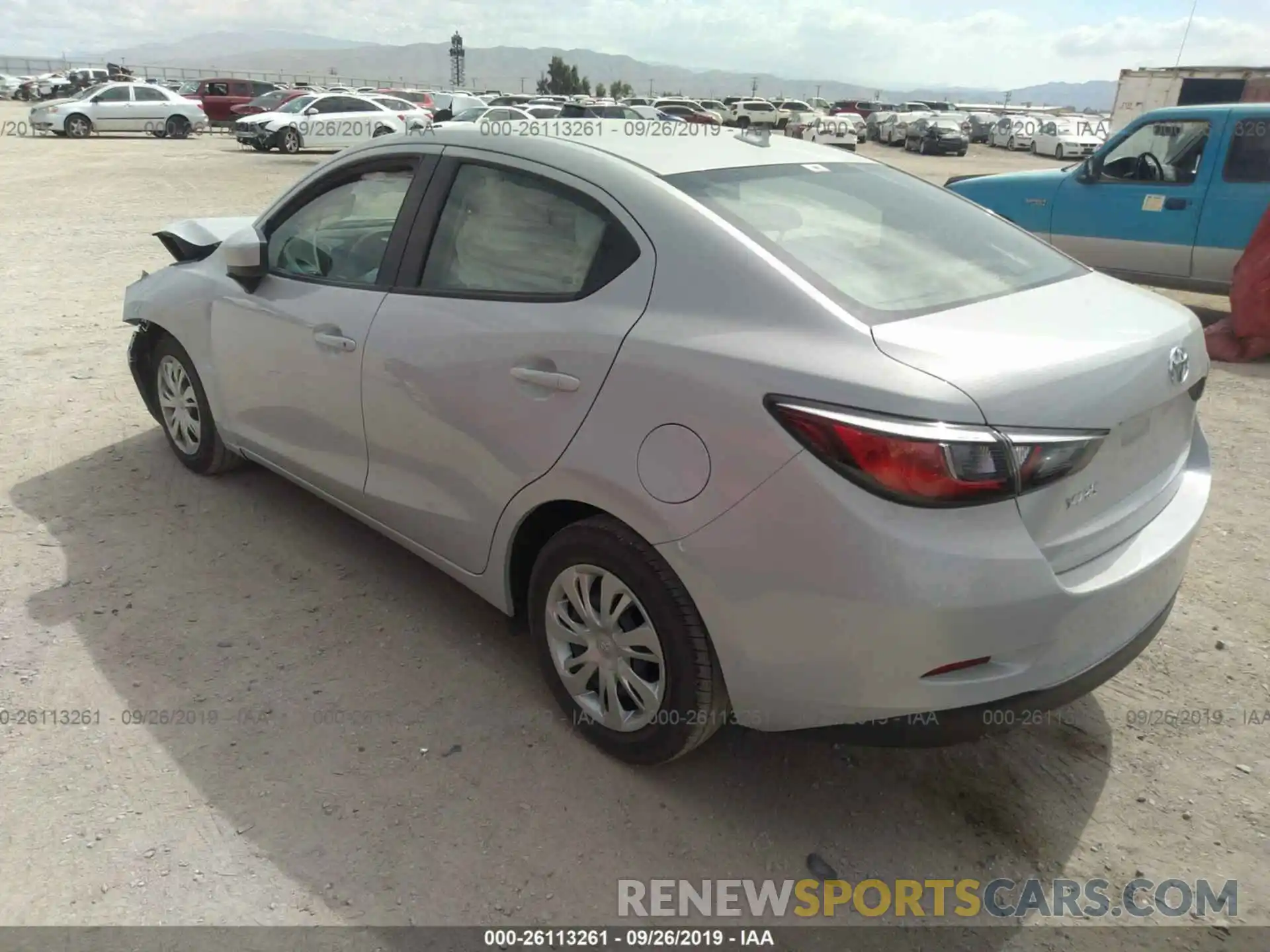 3 Photograph of a damaged car 3MYDLBYV7KY515415 TOYOTA YARIS 2019