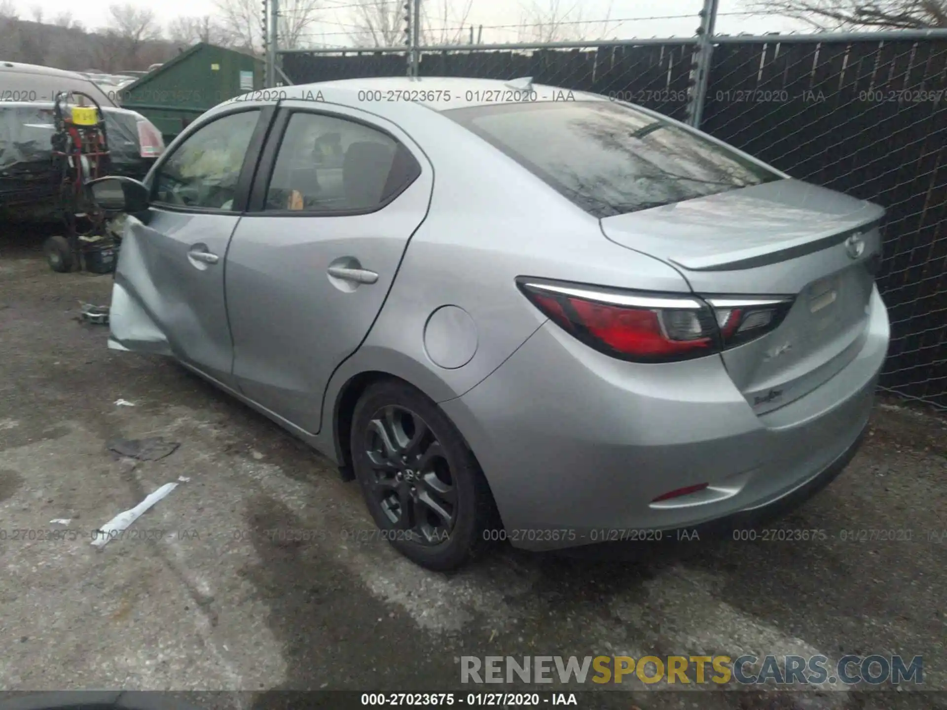 3 Photograph of a damaged car 3MYDLBYV7KY517052 TOYOTA YARIS 2019