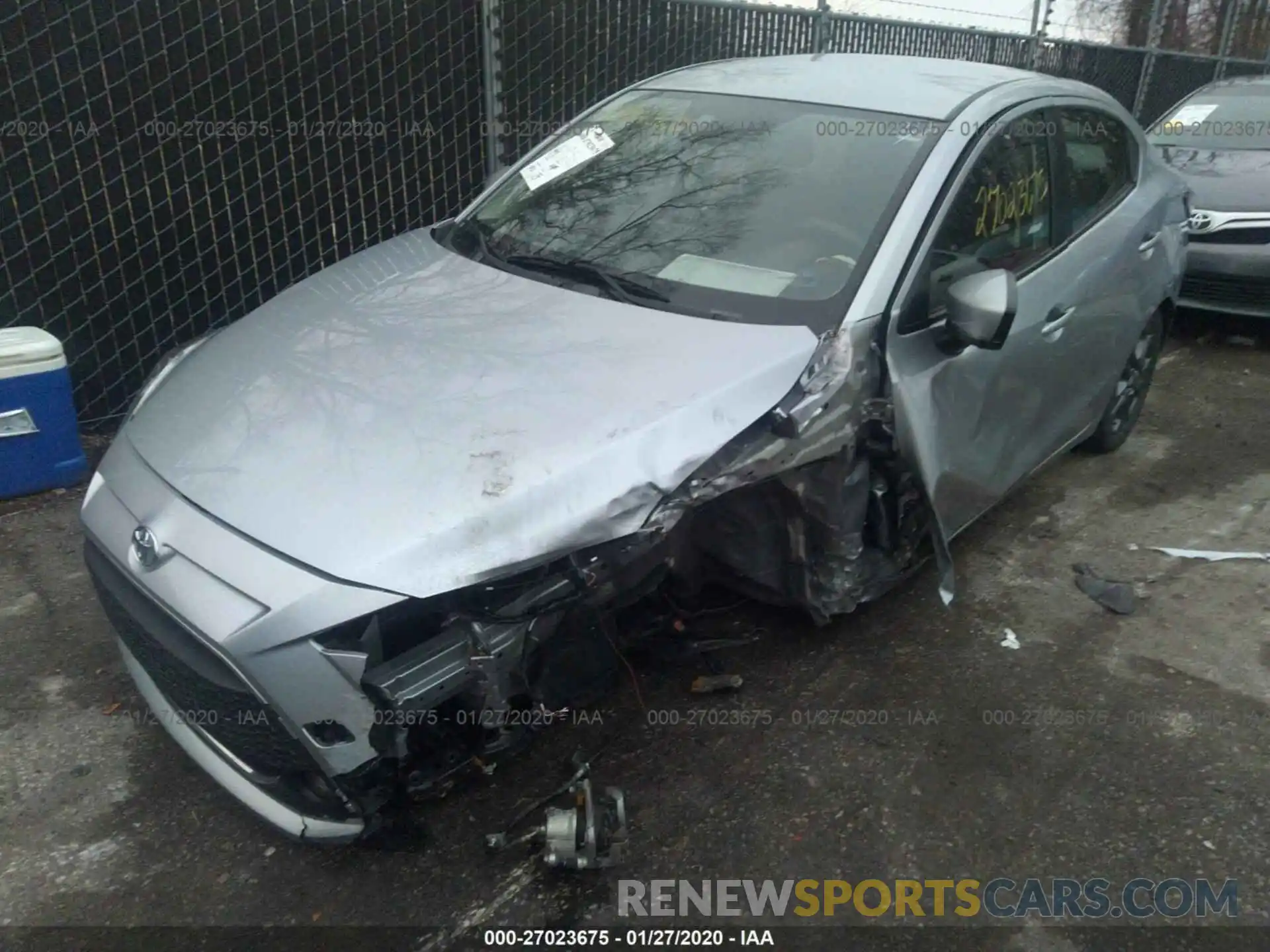 6 Photograph of a damaged car 3MYDLBYV7KY517052 TOYOTA YARIS 2019