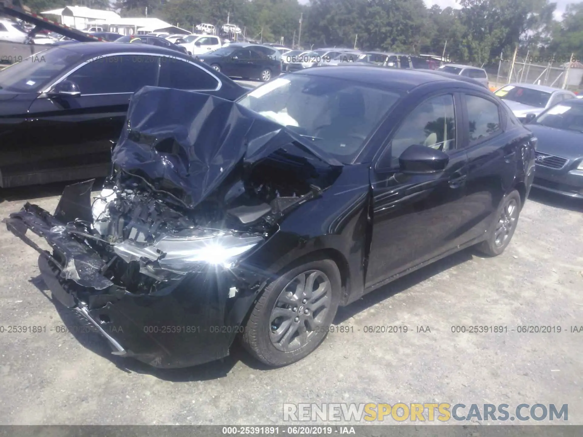 2 Photograph of a damaged car 3MYDLBYV7KY519870 TOYOTA YARIS 2019