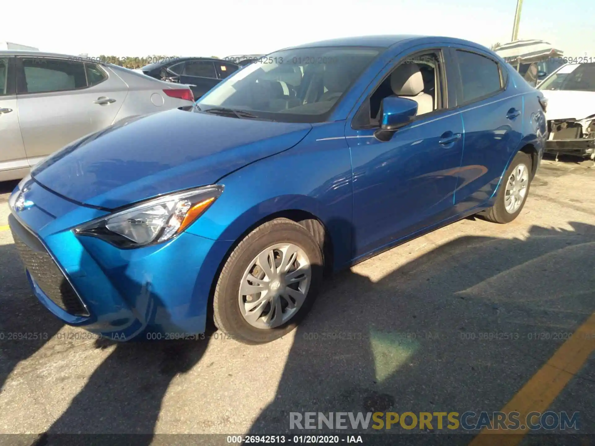 2 Photograph of a damaged car 3MYDLBYV7KY520808 TOYOTA YARIS 2019