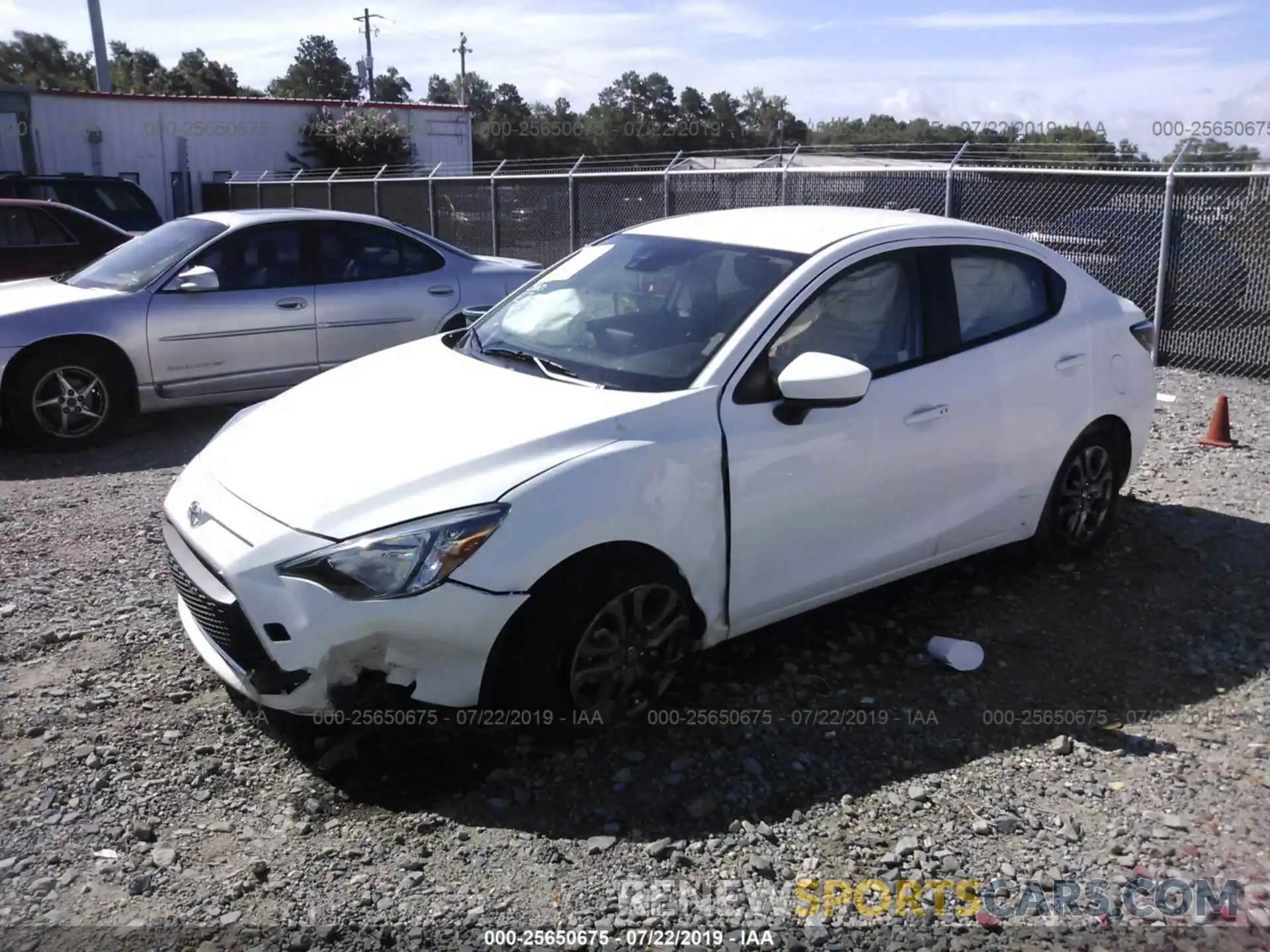 2 Photograph of a damaged car 3MYDLBYV8KY501684 TOYOTA YARIS 2019