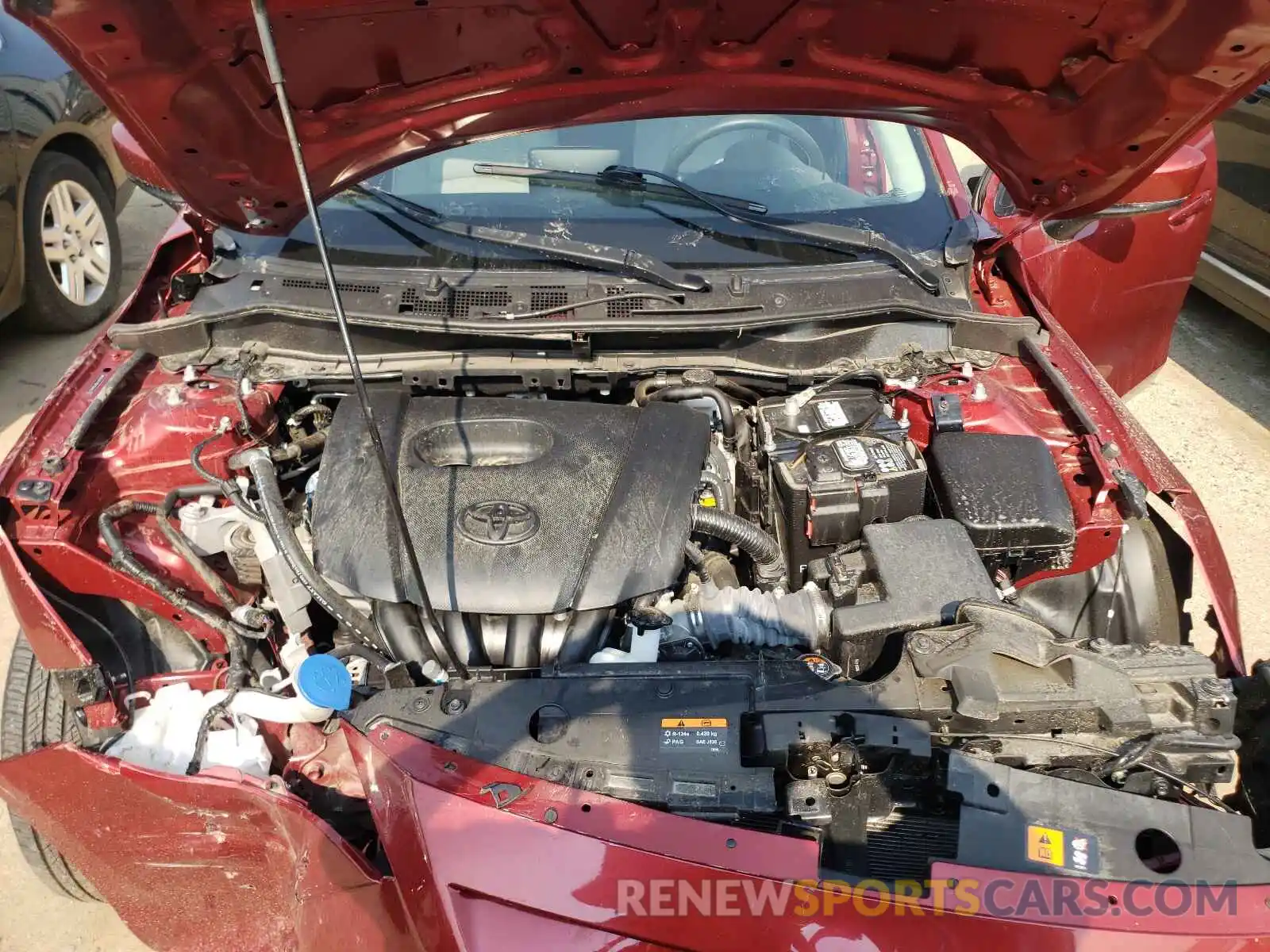 7 Photograph of a damaged car 3MYDLBYV8KY504827 TOYOTA YARIS 2019