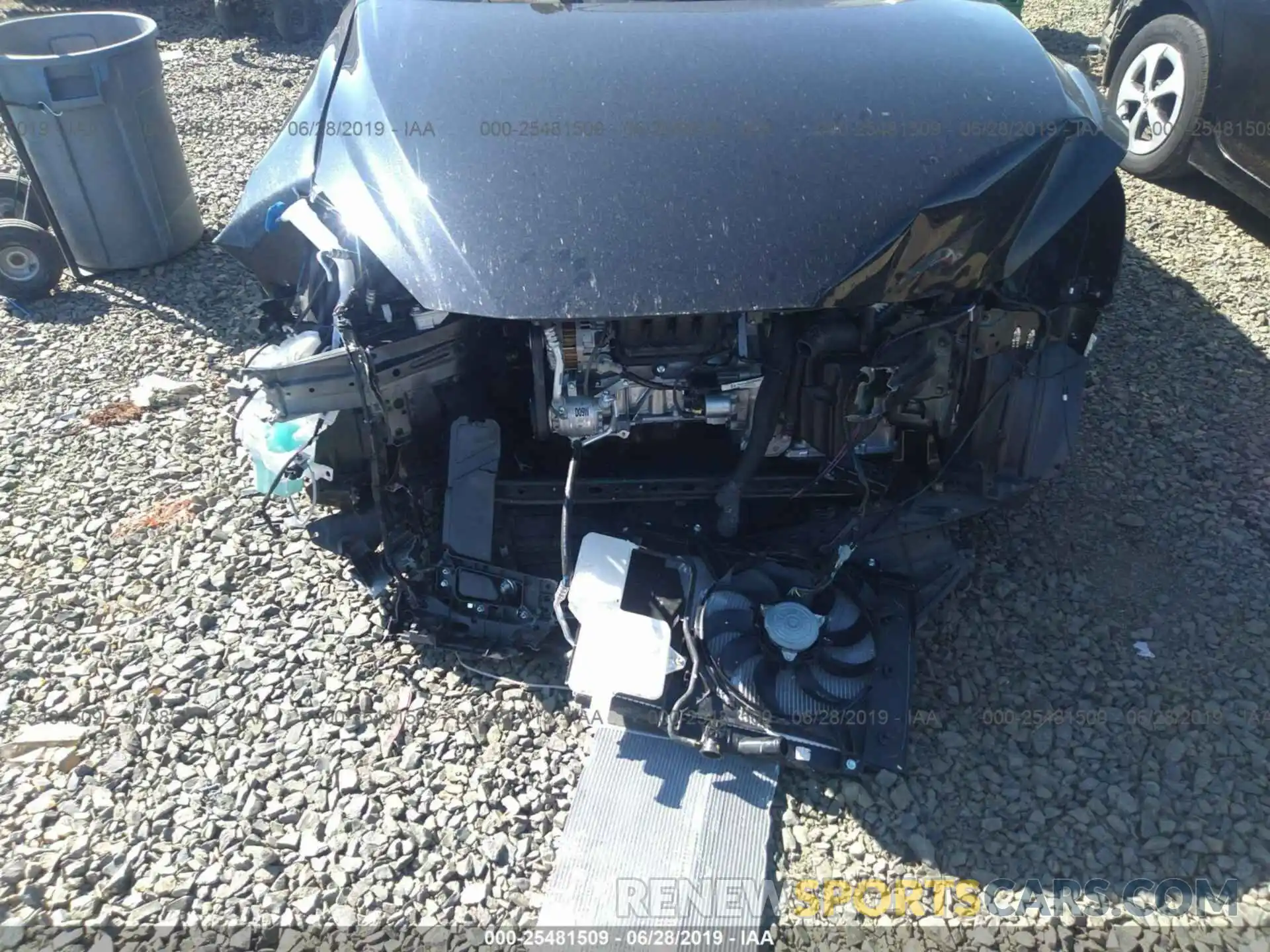 6 Photograph of a damaged car 3MYDLBYV8KY505072 TOYOTA YARIS 2019