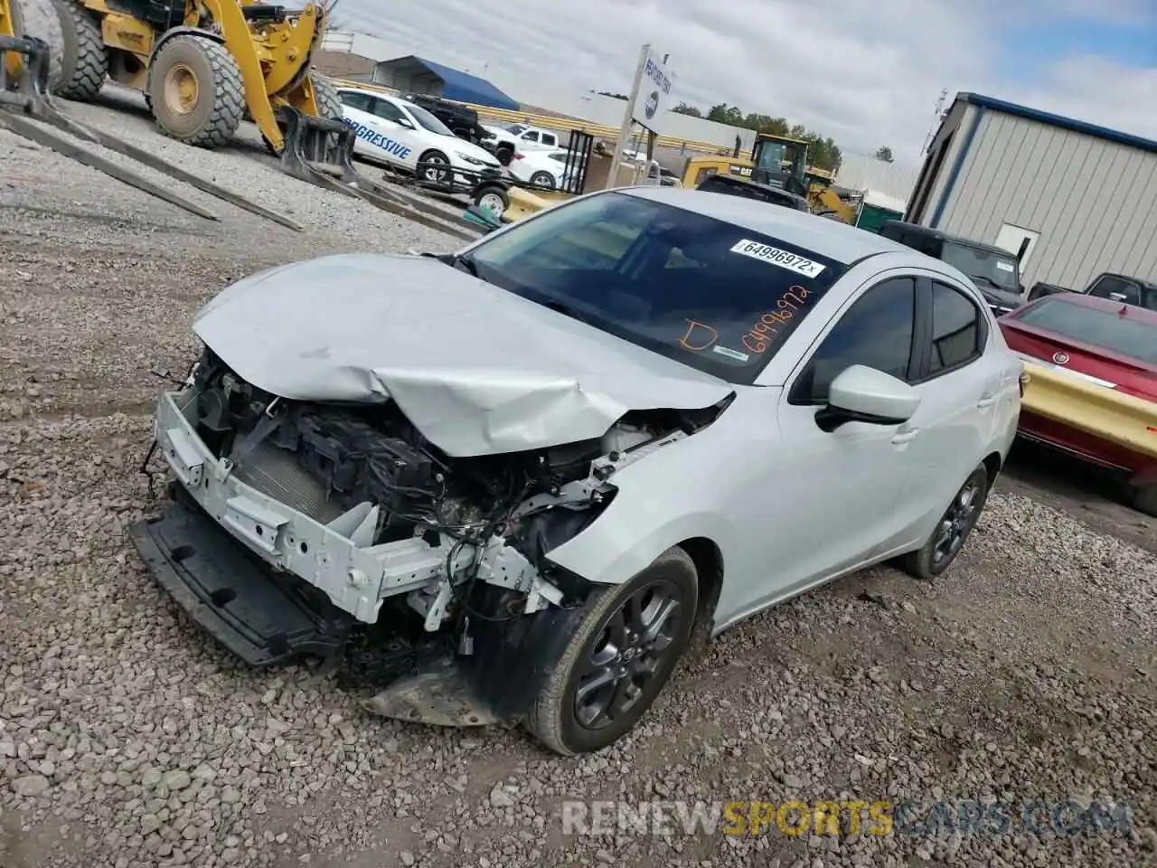 2 Photograph of a damaged car 3MYDLBYV8KY506531 TOYOTA YARIS 2019