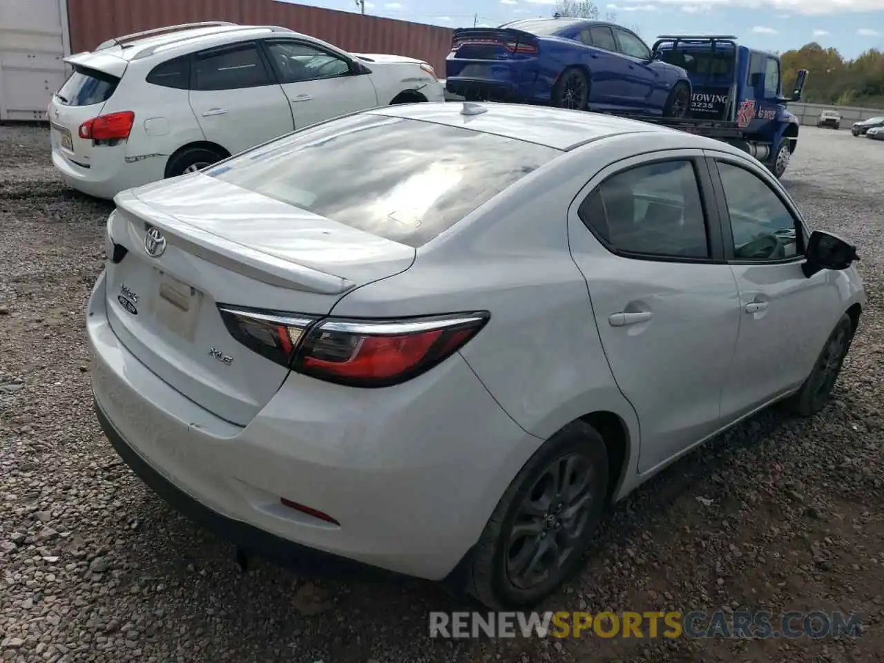 4 Photograph of a damaged car 3MYDLBYV8KY506531 TOYOTA YARIS 2019