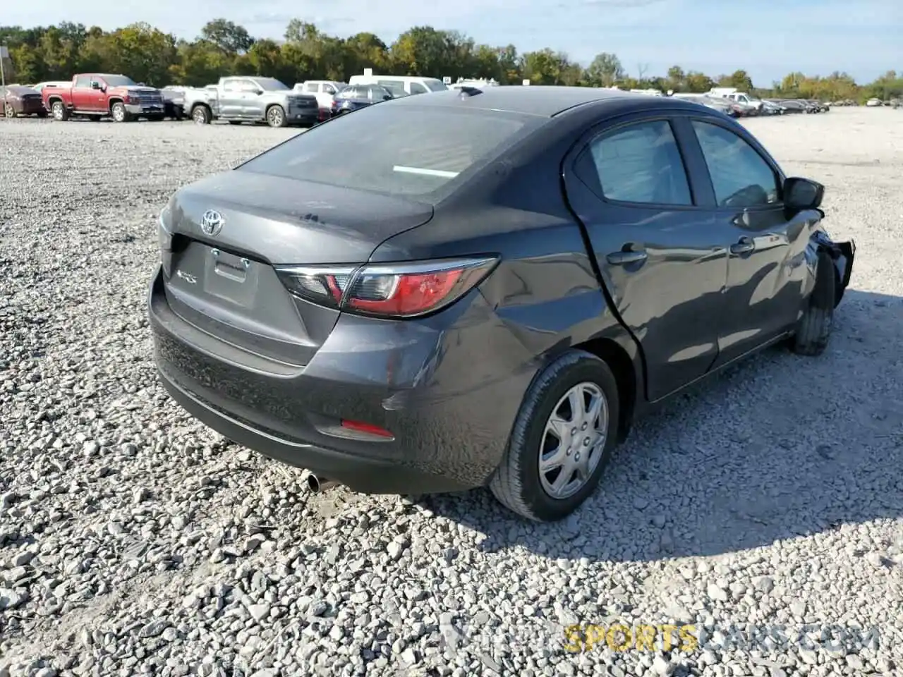 4 Photograph of a damaged car 3MYDLBYV8KY509137 TOYOTA YARIS 2019