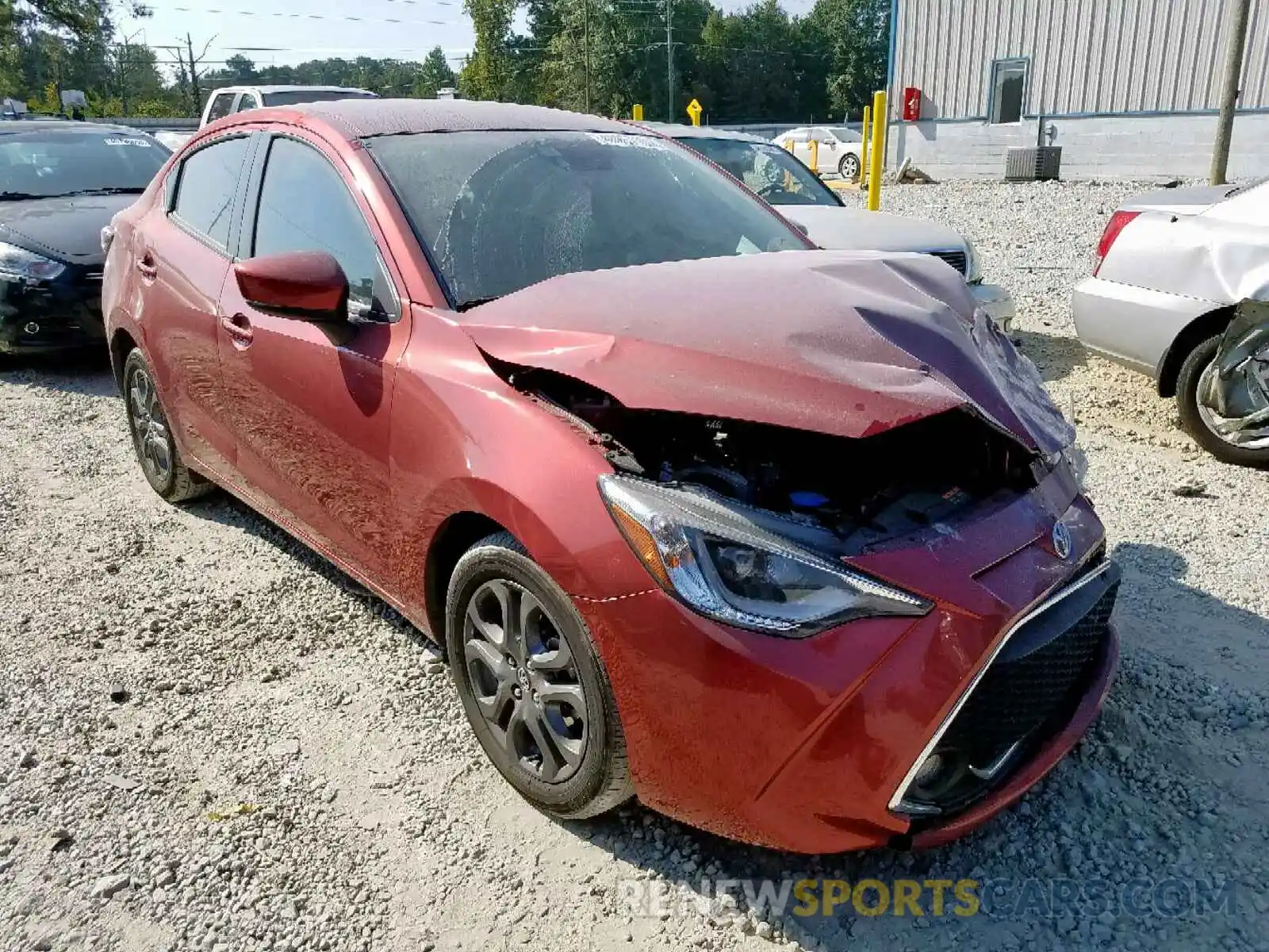 1 Photograph of a damaged car 3MYDLBYV8KY510854 TOYOTA YARIS 2019