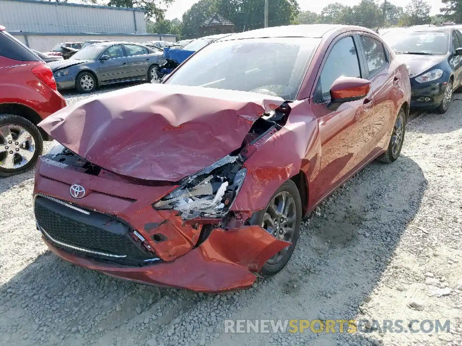 2 Photograph of a damaged car 3MYDLBYV8KY510854 TOYOTA YARIS 2019