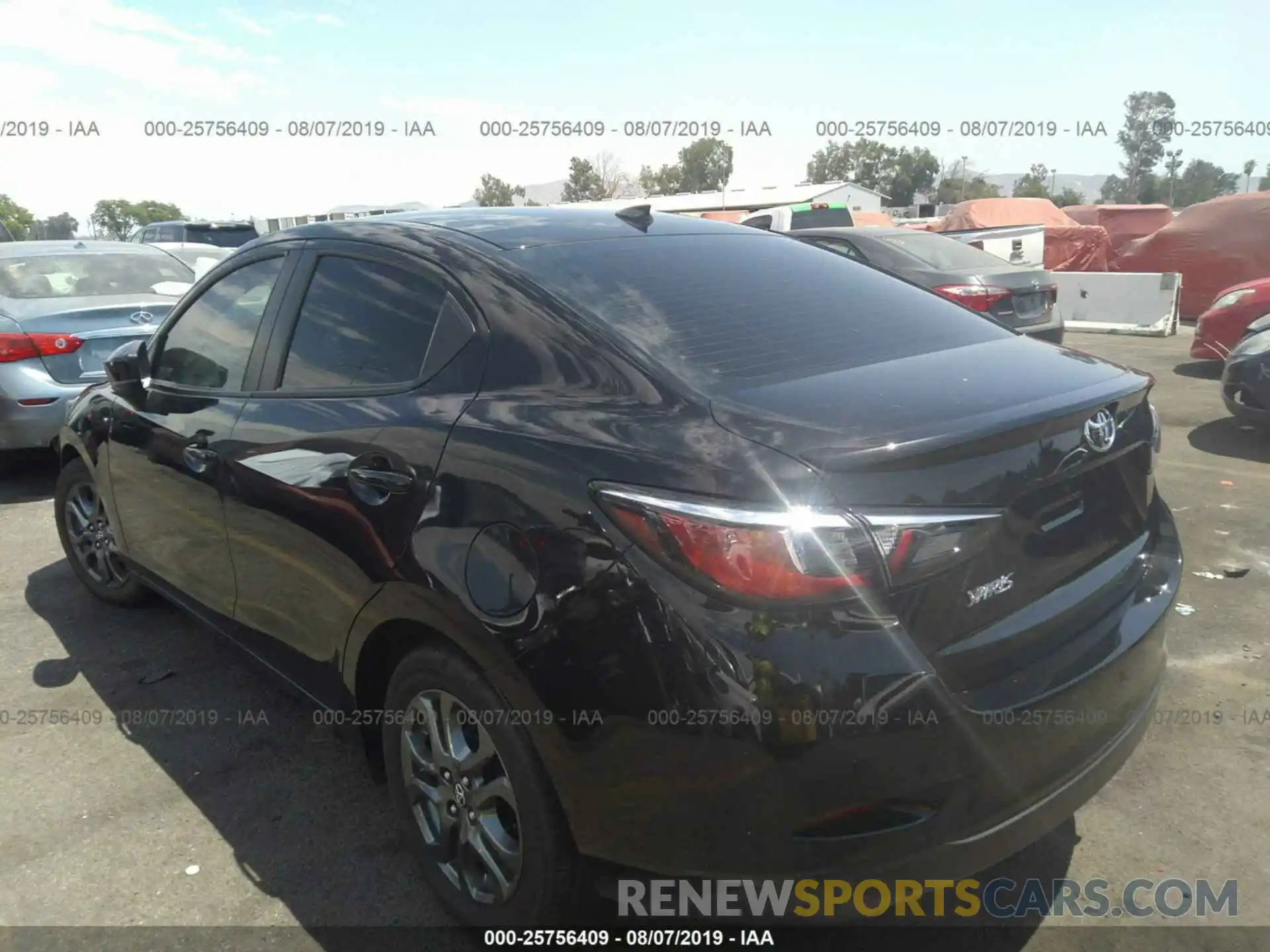 3 Photograph of a damaged car 3MYDLBYV8KY514063 TOYOTA YARIS 2019