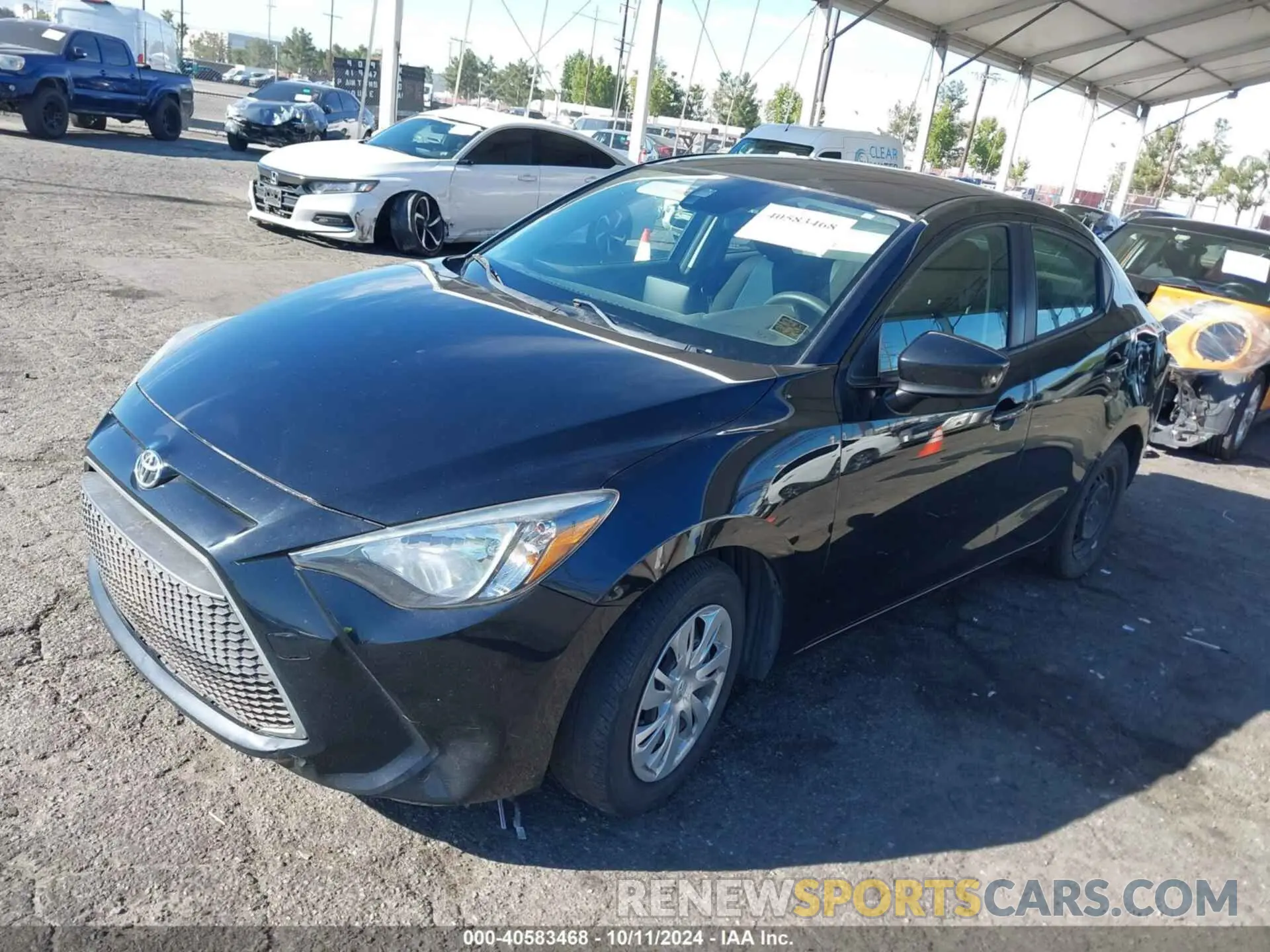 2 Photograph of a damaged car 3MYDLBYV8KY517822 TOYOTA YARIS 2019