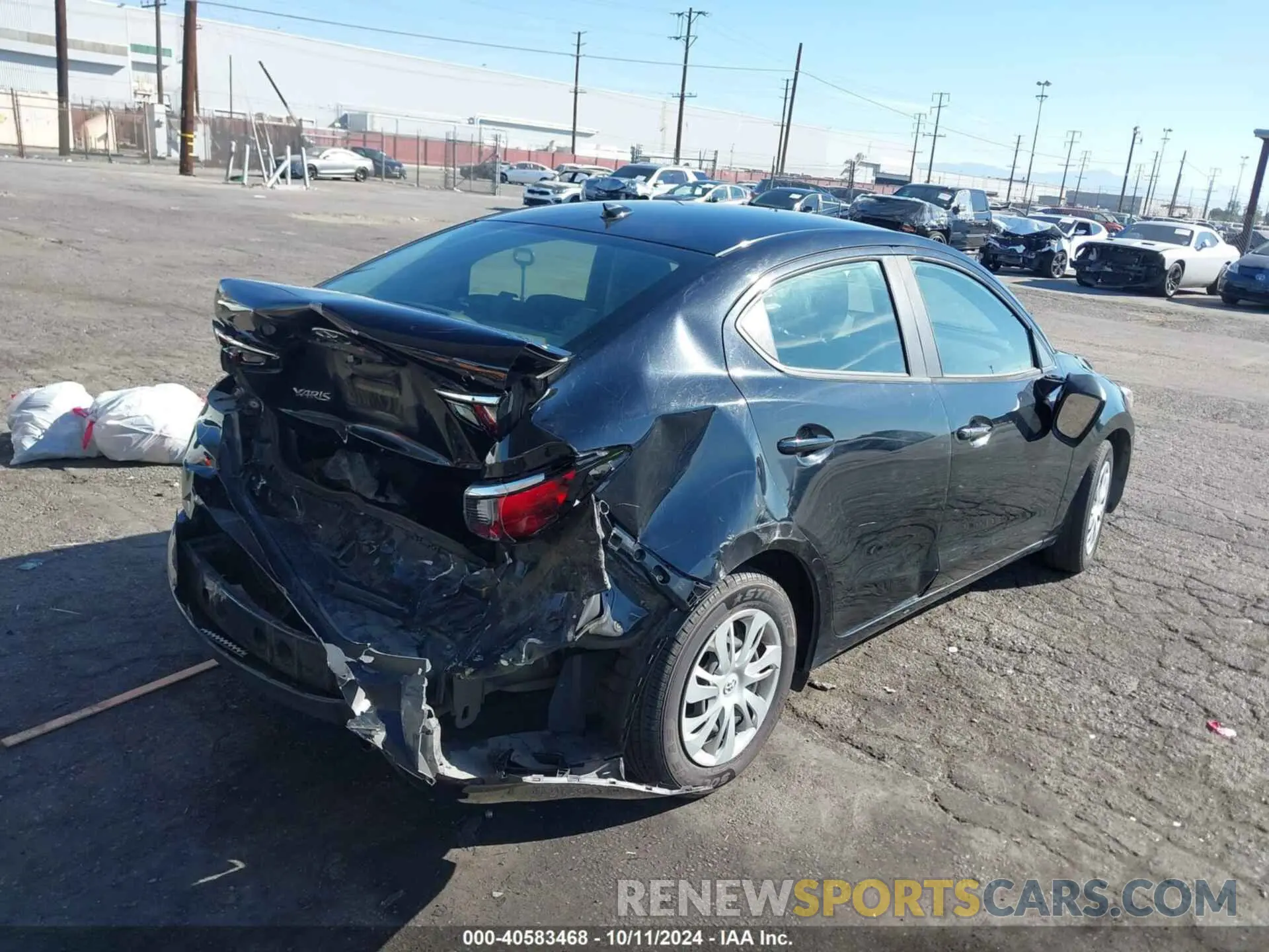 4 Photograph of a damaged car 3MYDLBYV8KY517822 TOYOTA YARIS 2019