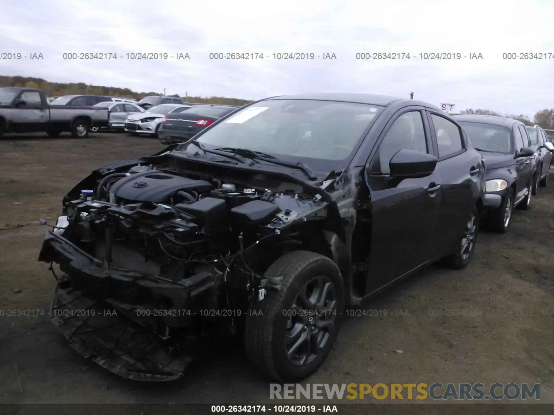 2 Photograph of a damaged car 3MYDLBYV8KY519490 TOYOTA YARIS 2019