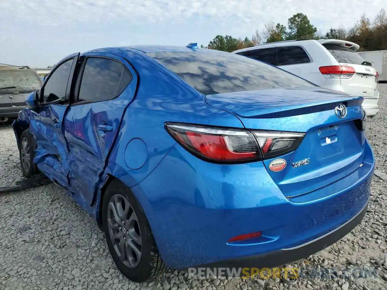 3 Photograph of a damaged car 3MYDLBYV8KY525807 TOYOTA YARIS 2019